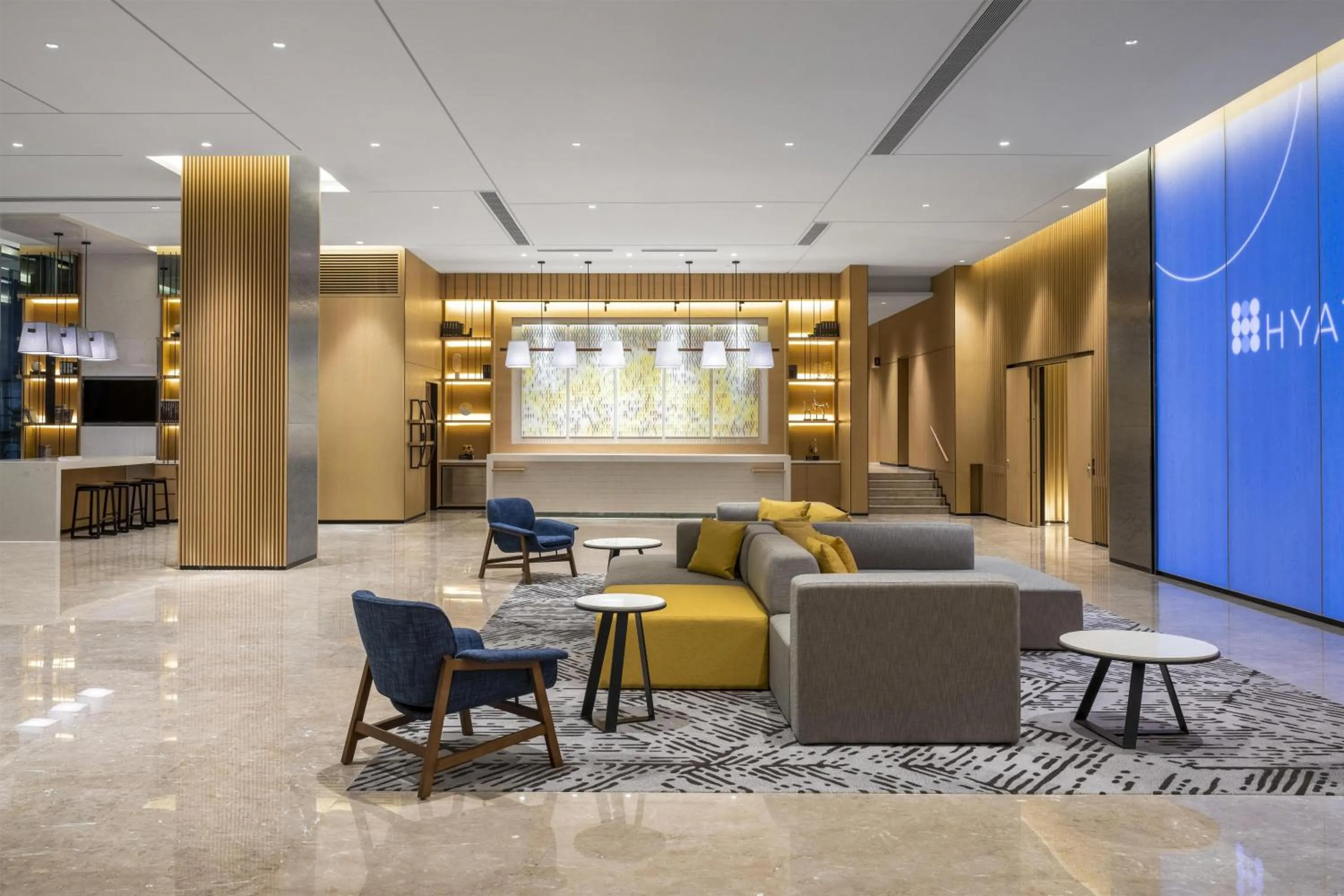Lobby or reception in Hyatt Place New Taipei City Xinzhuang