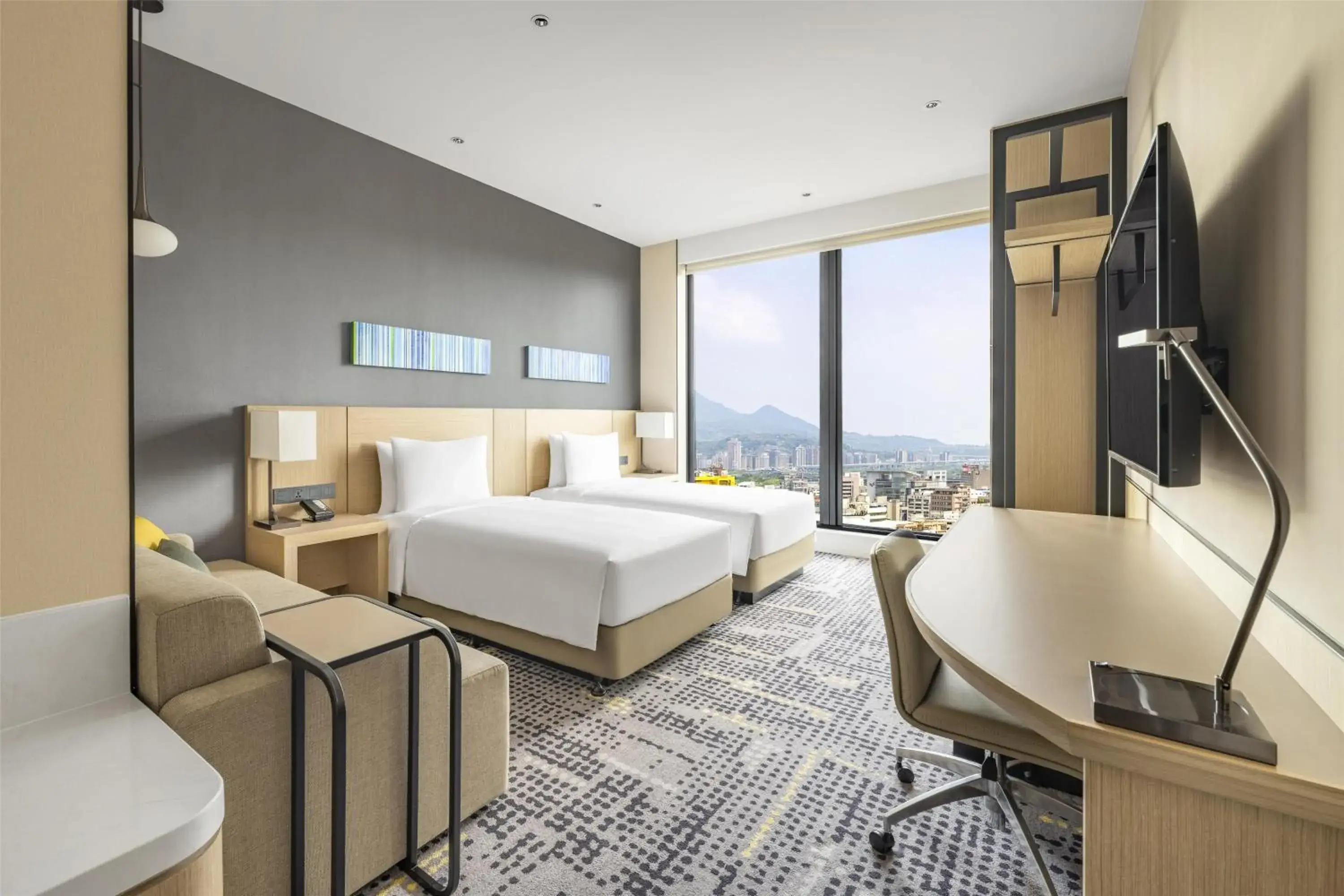 Bedroom, Bed in Hyatt Place New Taipei City Xinzhuang Bedroom, Bed in Hyatt Place New Taipei City Xinzhuang