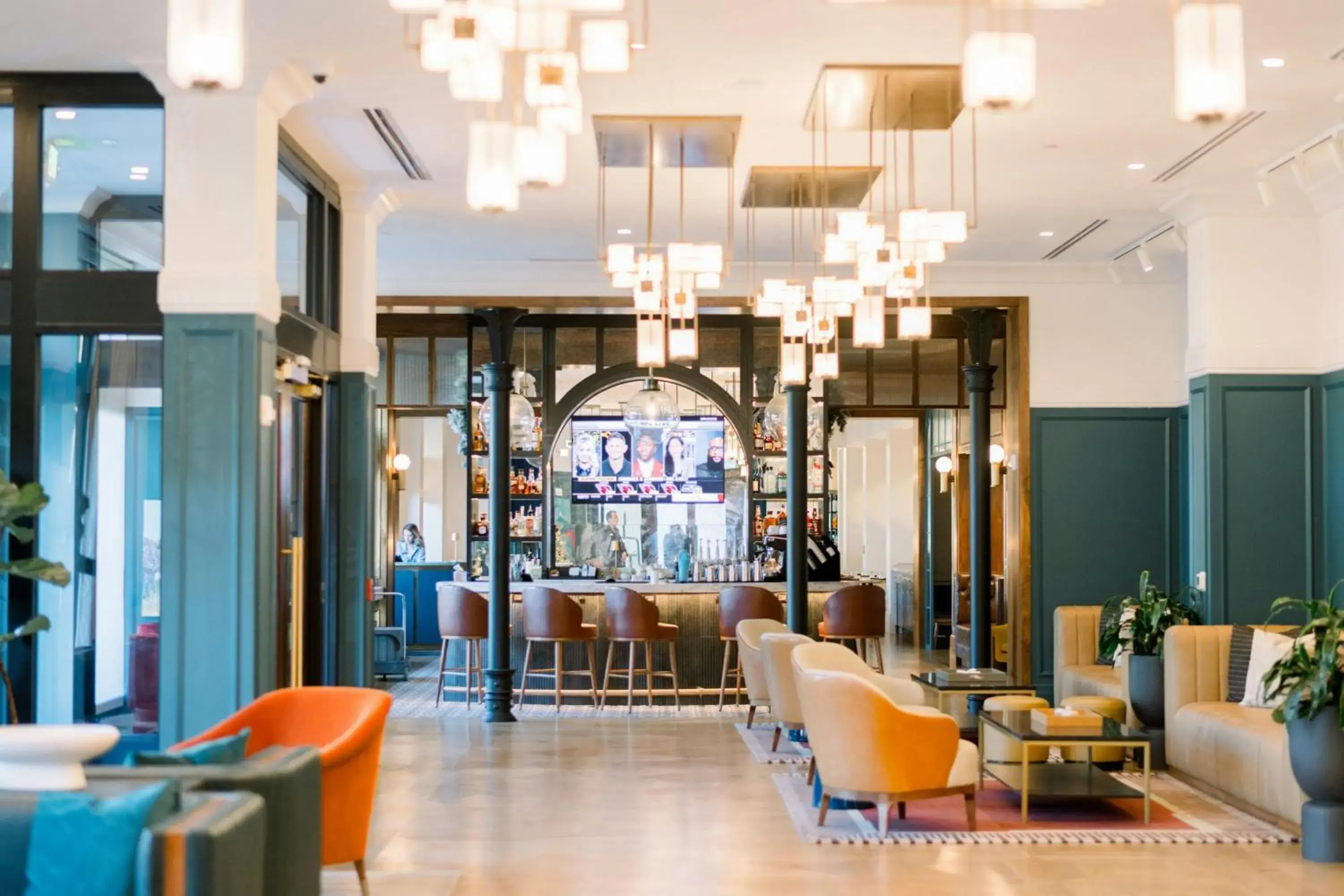 Lobby or reception in The Alamite, Tuscaloosa, a Tribute Portfolio Hotel Lobby or reception in The Alamite, Tuscaloosa, a Tribute Portfolio Hotel
