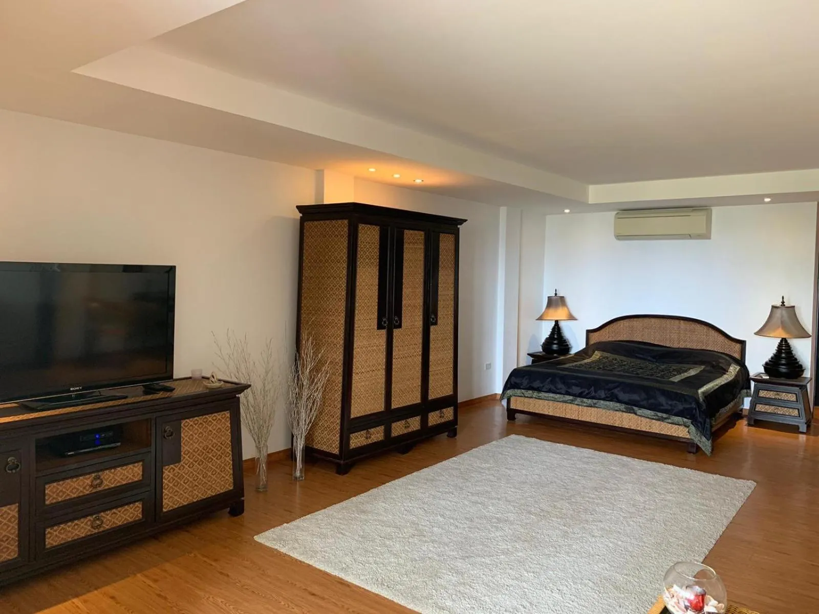 Bed in Shambhala Beach Resort