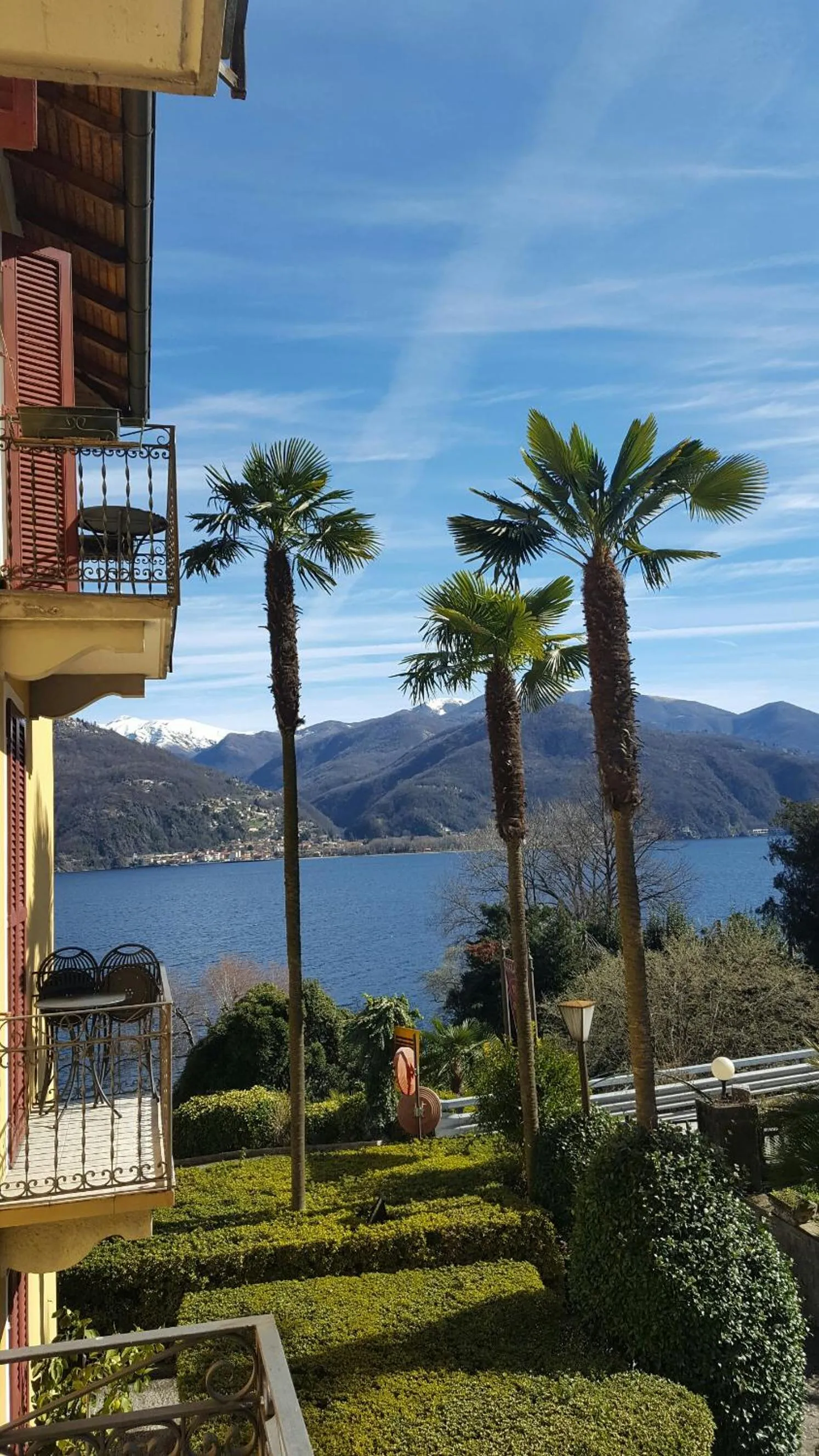 Garden view in Albergo Del Lago