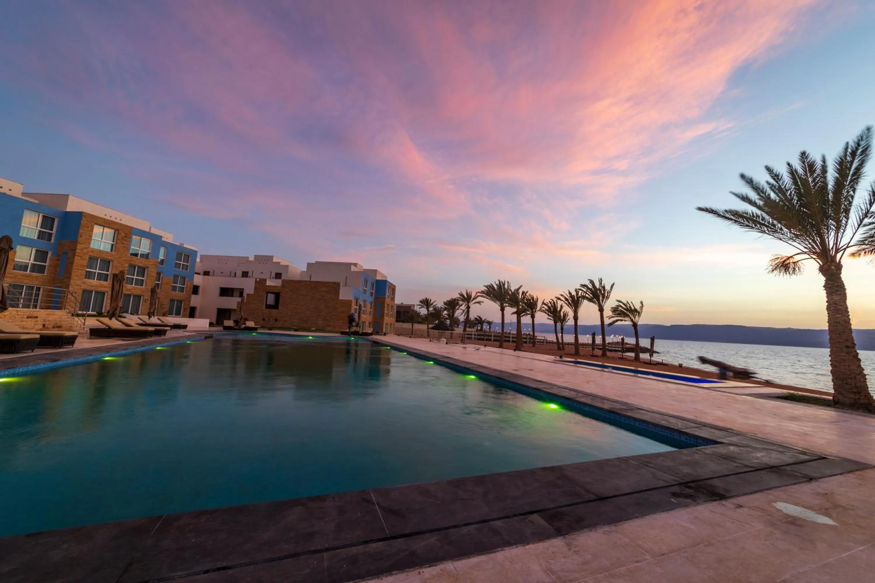 Swimming pool in Luxotel Aqaba Beach Resort & Spa Only 15 years plus