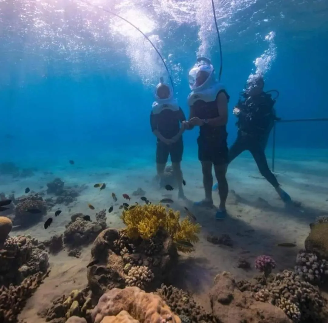 Snorkeling in Luxotel Aqaba Beach Resort & Spa Only 15 years plus