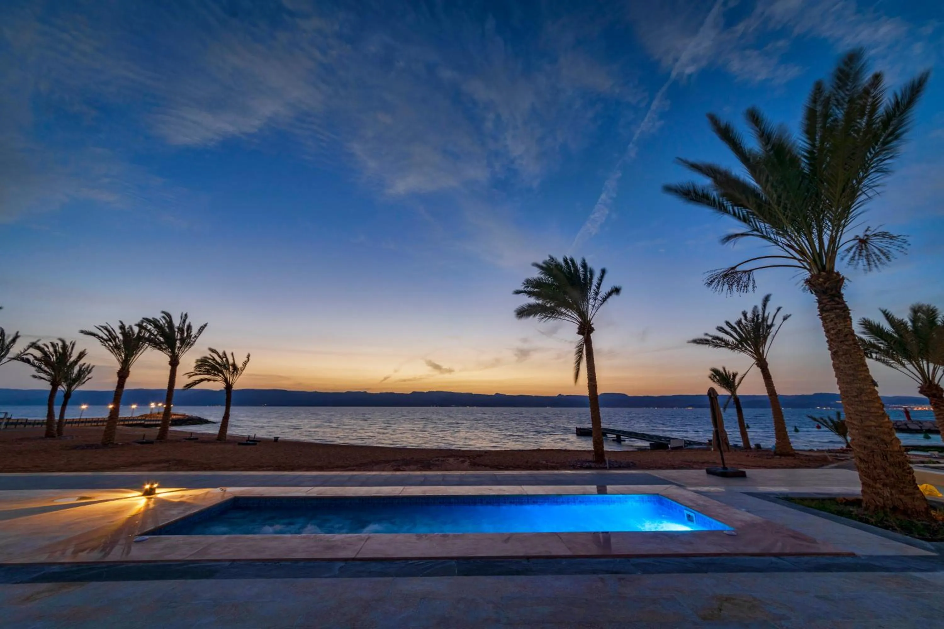 Sea view in Luxotel Aqaba Beach Resort & Spa Only 15 years plus
