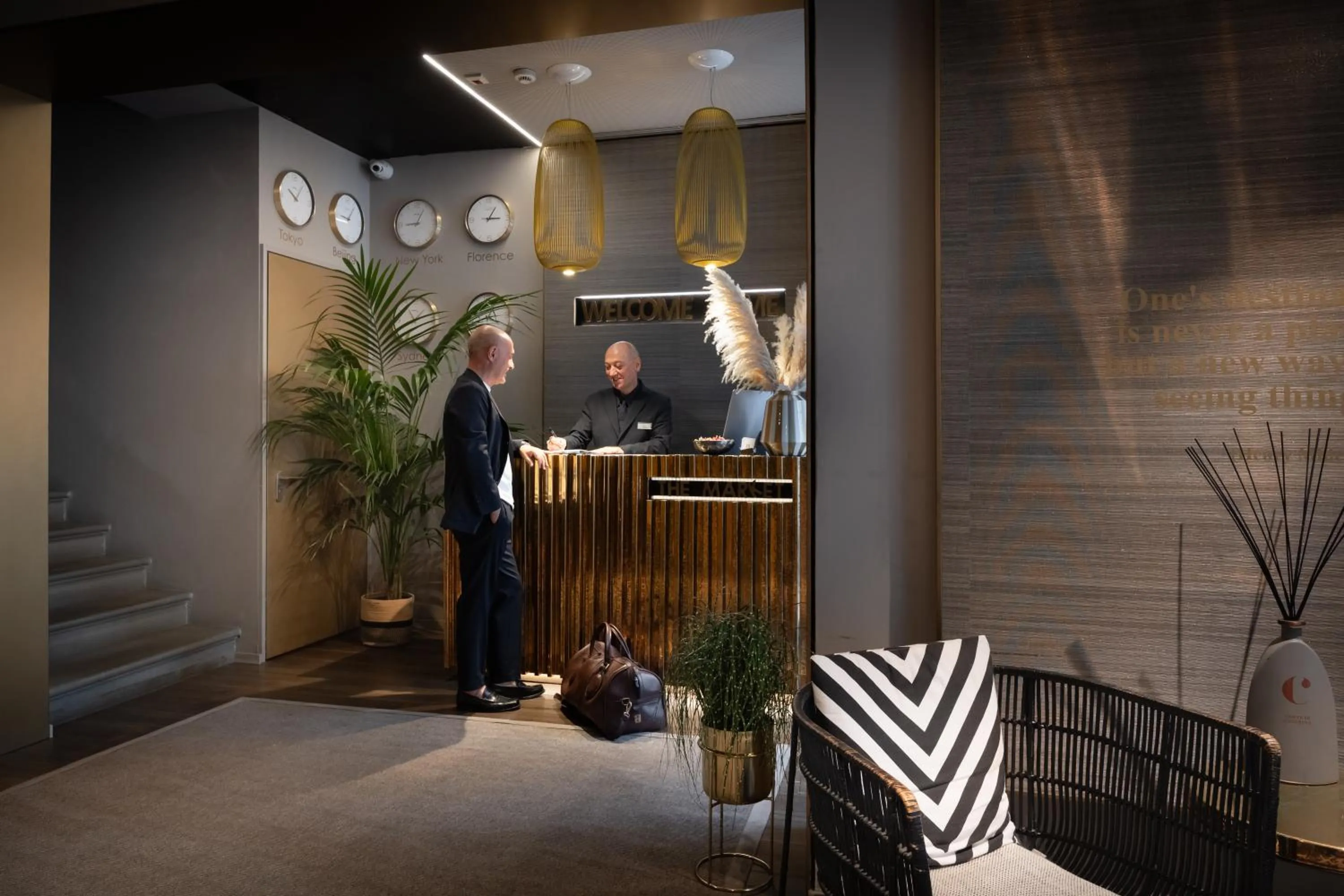 Lobby or reception in The Market Urban Hotel