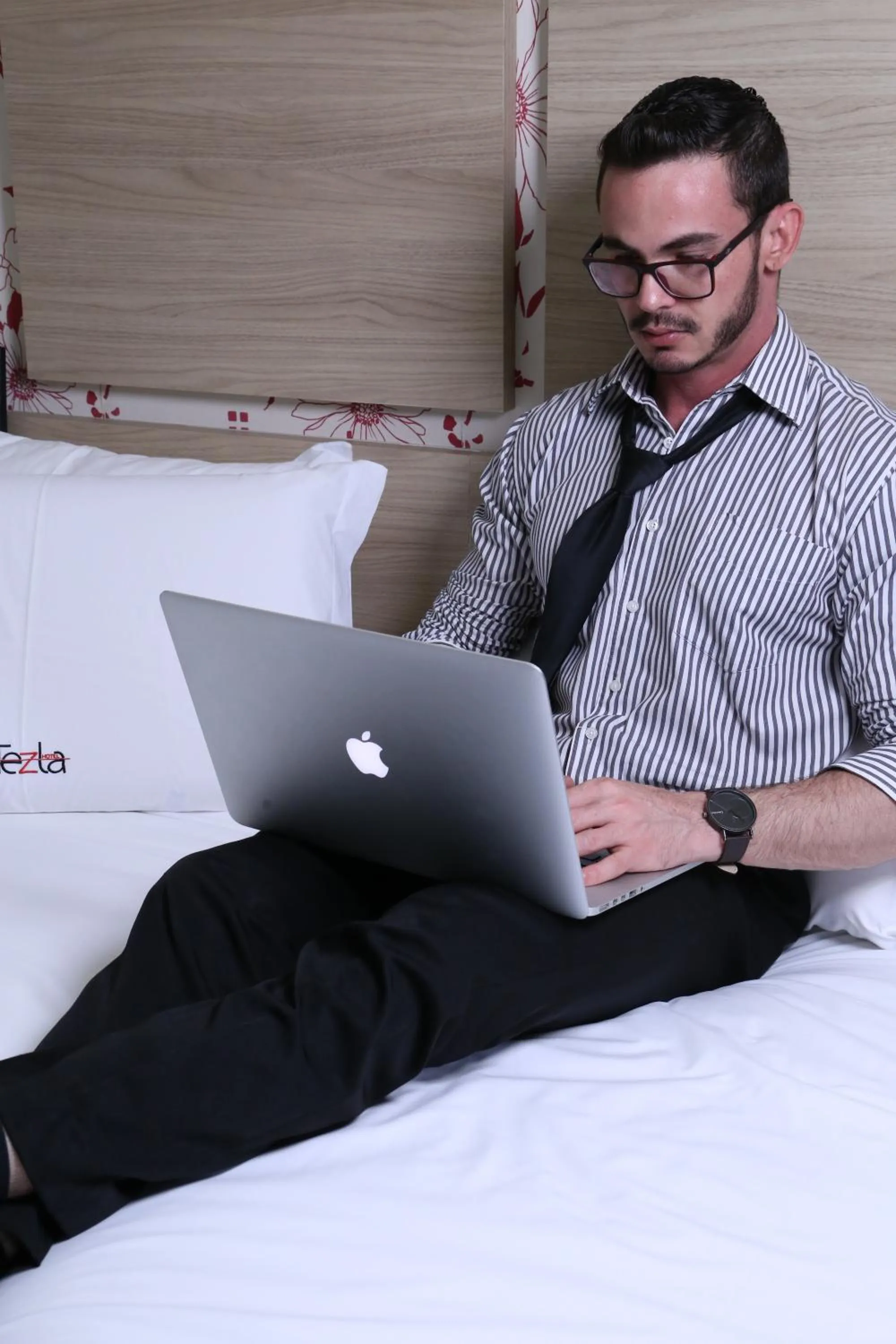 People, Bed in Tezla Hotel