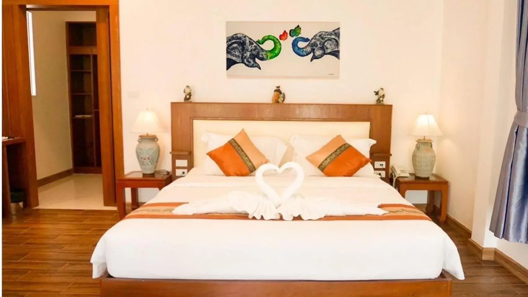 Bed in Aura Samui Best Beach Hotel - SHA Plus Bed in Aura Samui Best Beach Hotel - SHA Plus