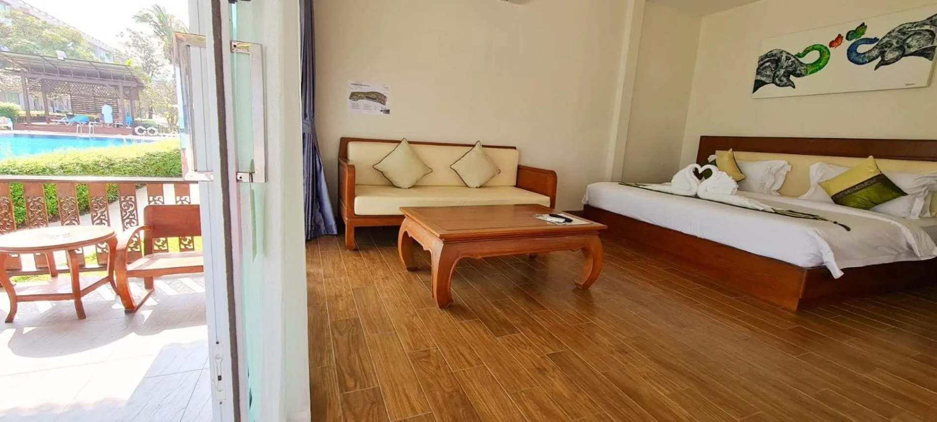 Property building, Bed in Aura Samui Best Beach Hotel - SHA Plus