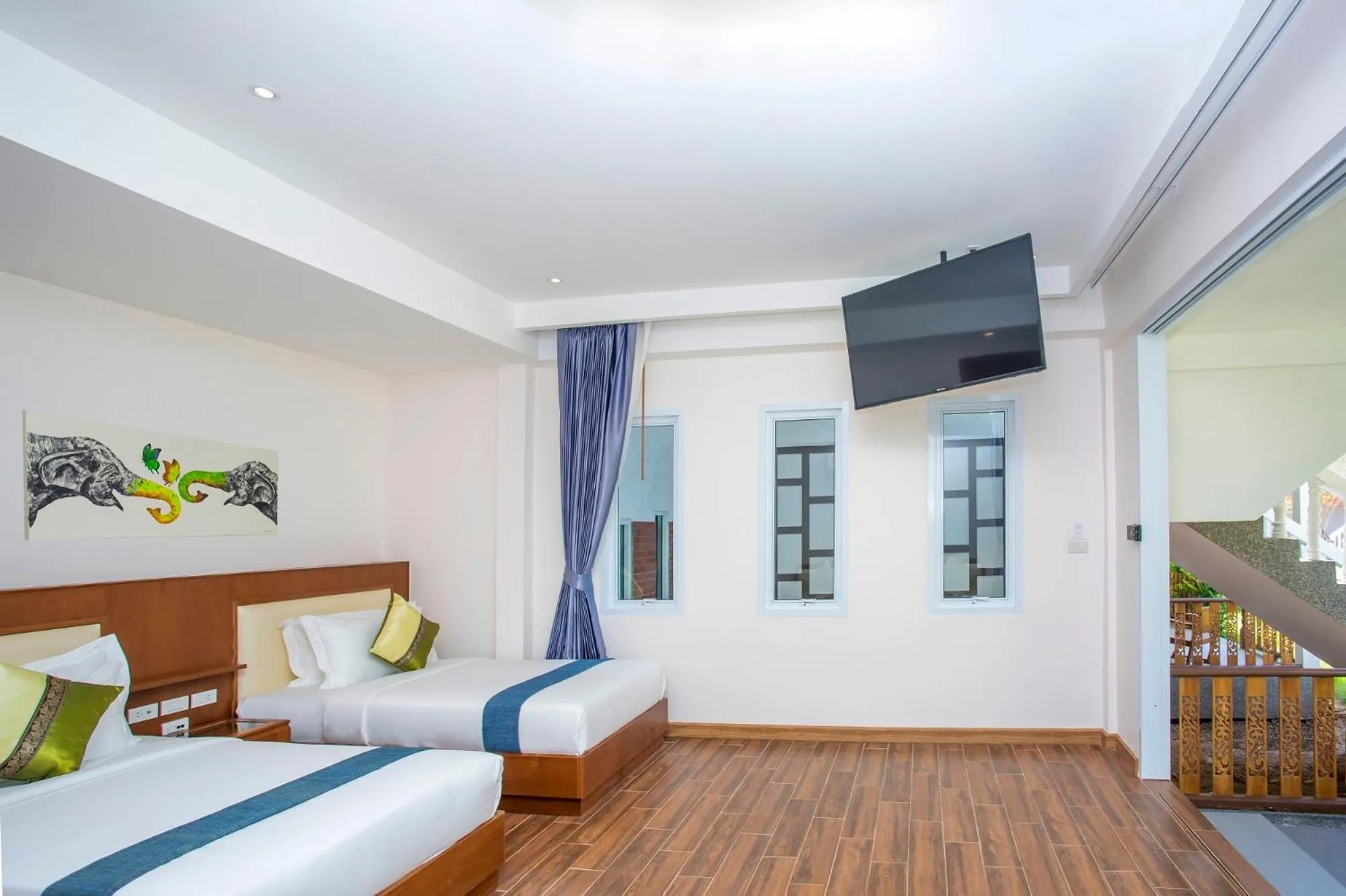 Bedroom, Bed in Aura Samui Best Beach Hotel - SHA Plus