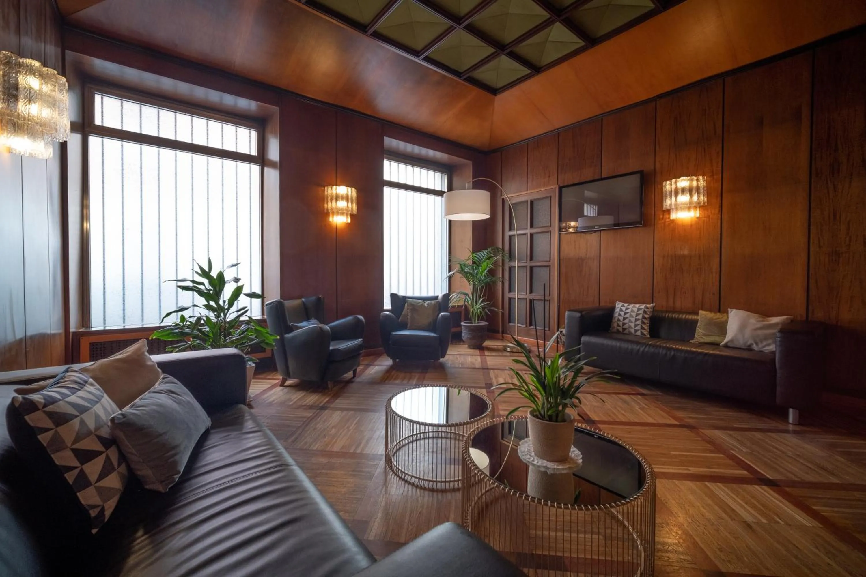 Communal lounge/ TV room in Hotel Italia