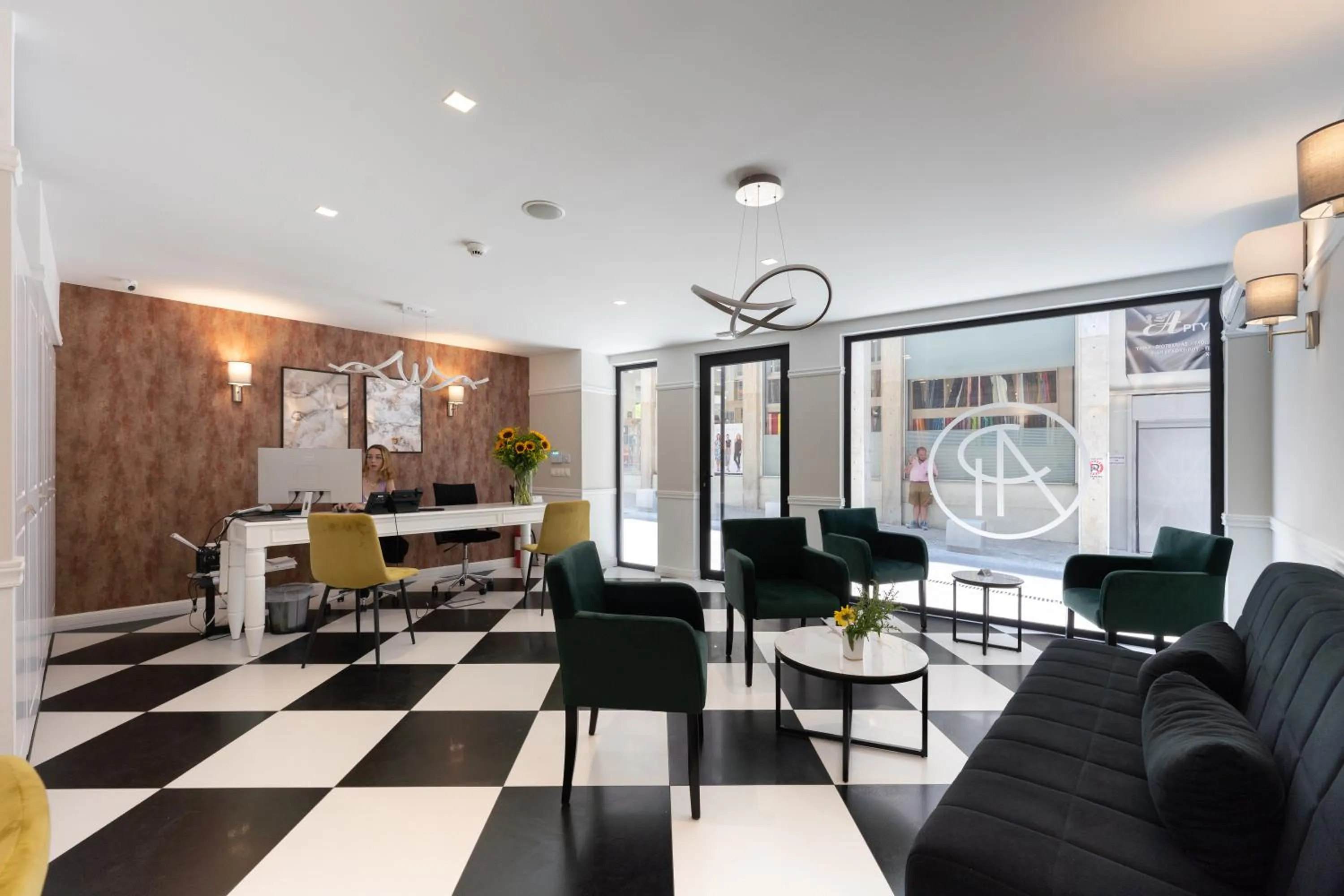 Lobby or reception in Pure Hotel by Athens Prime Hotels