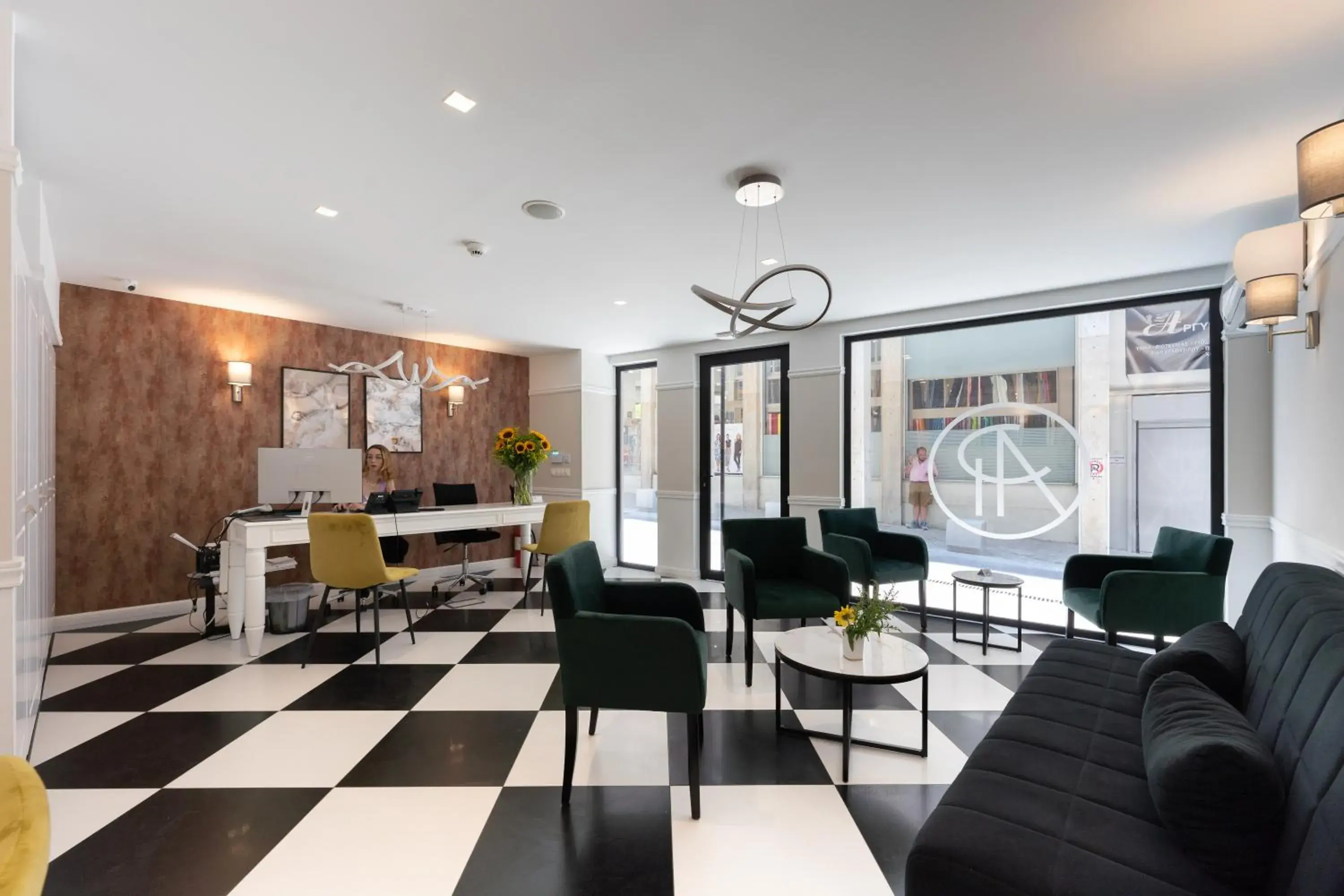 Lobby or reception in Pure Hotel by Athens Prime Hotels Lobby or reception in Pure Hotel by Athens Prime Hotels