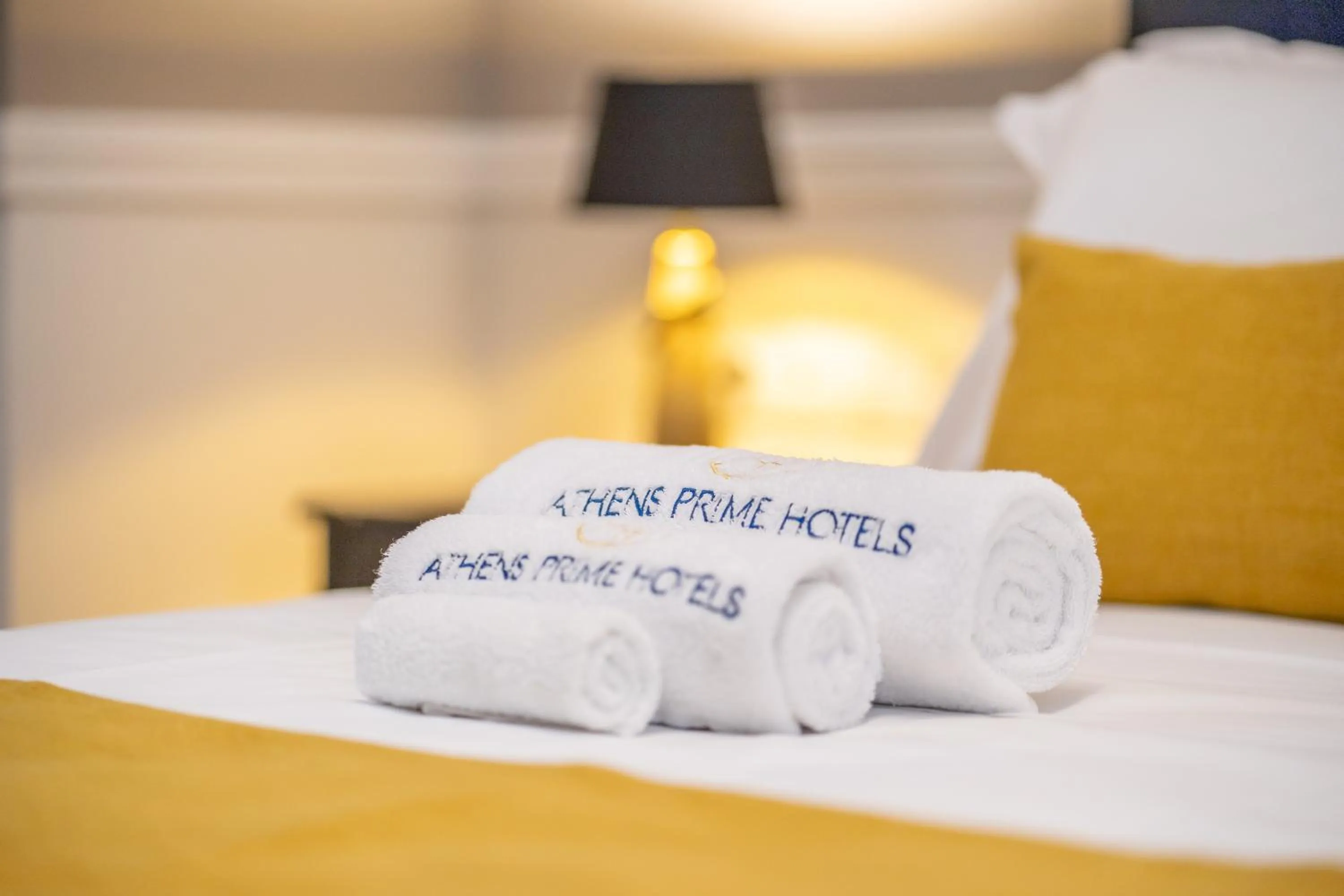 towels, Bed in Pure Hotel by Athens Prime Hotels