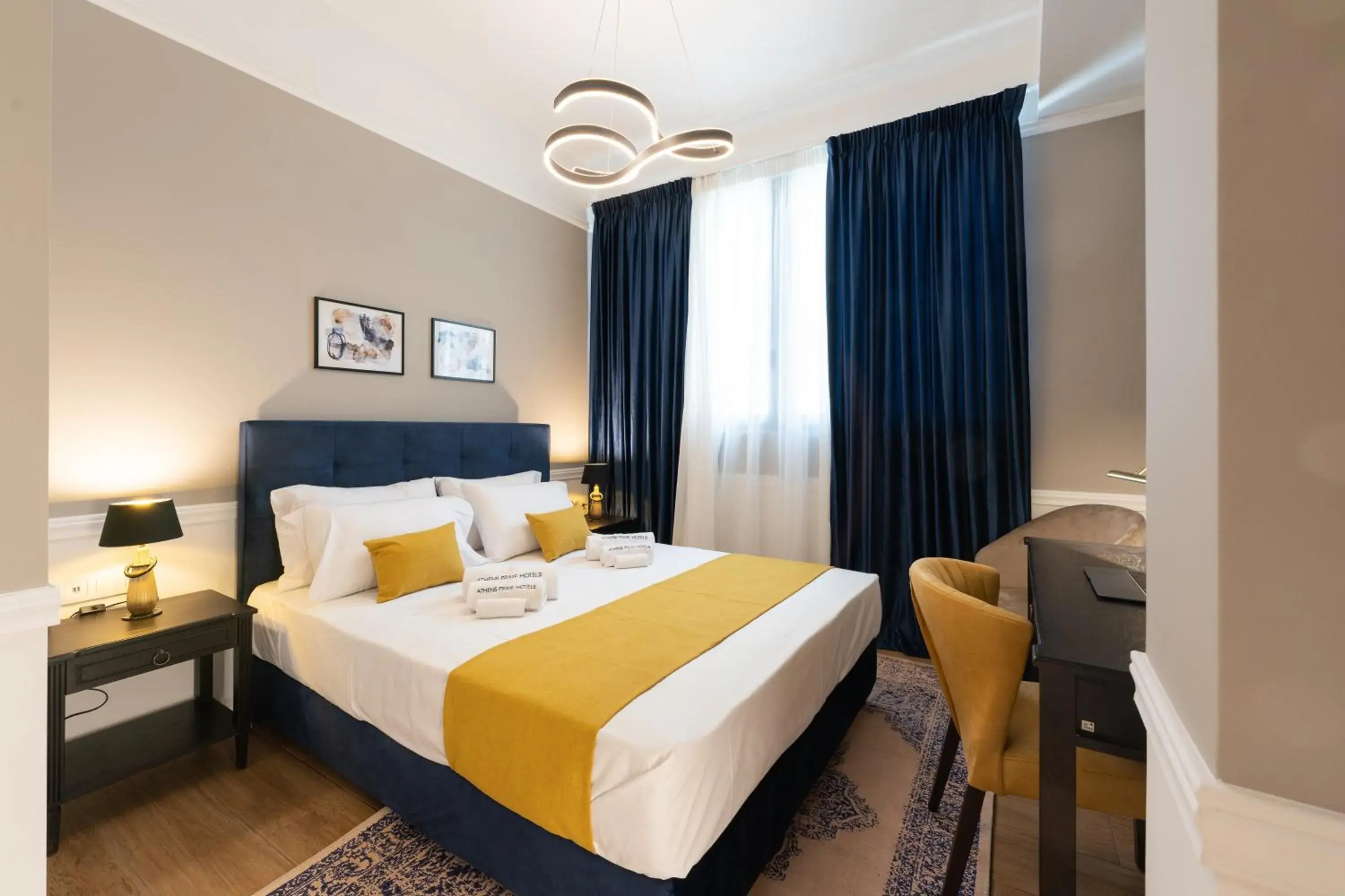 Bed in Pure Hotel by Athens Prime Hotels Bed in Pure Hotel by Athens Prime Hotels