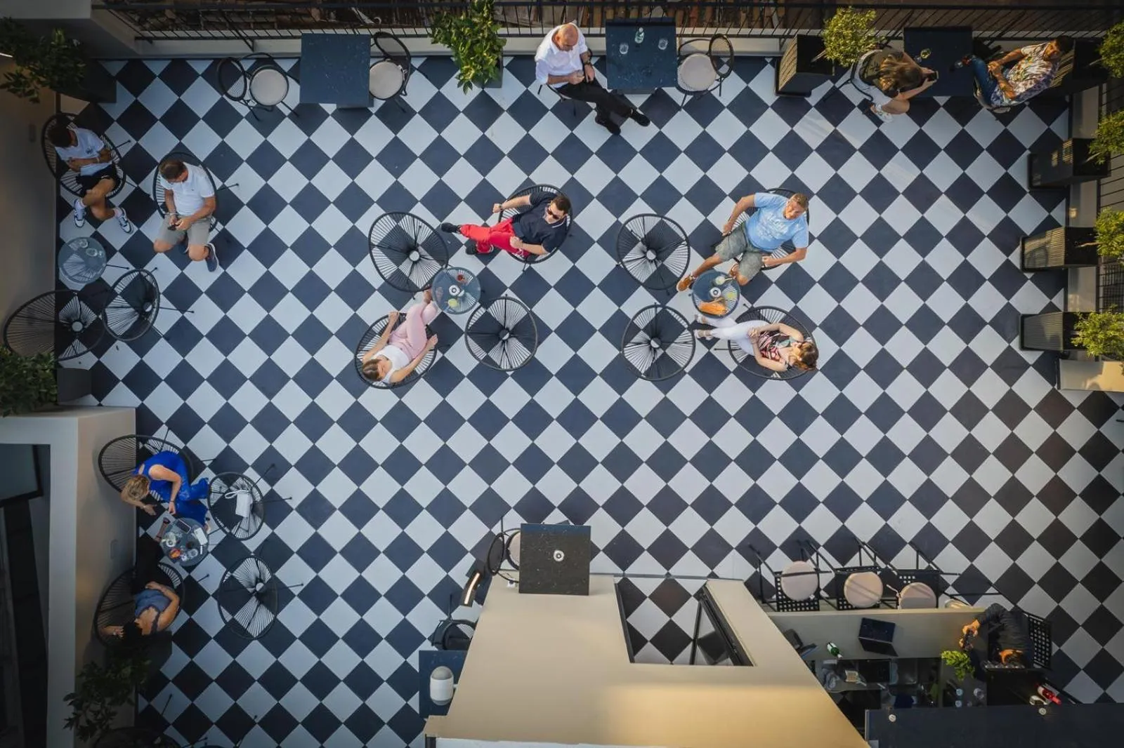 Lounge or bar in Pure Hotel by Athens Prime Hotels