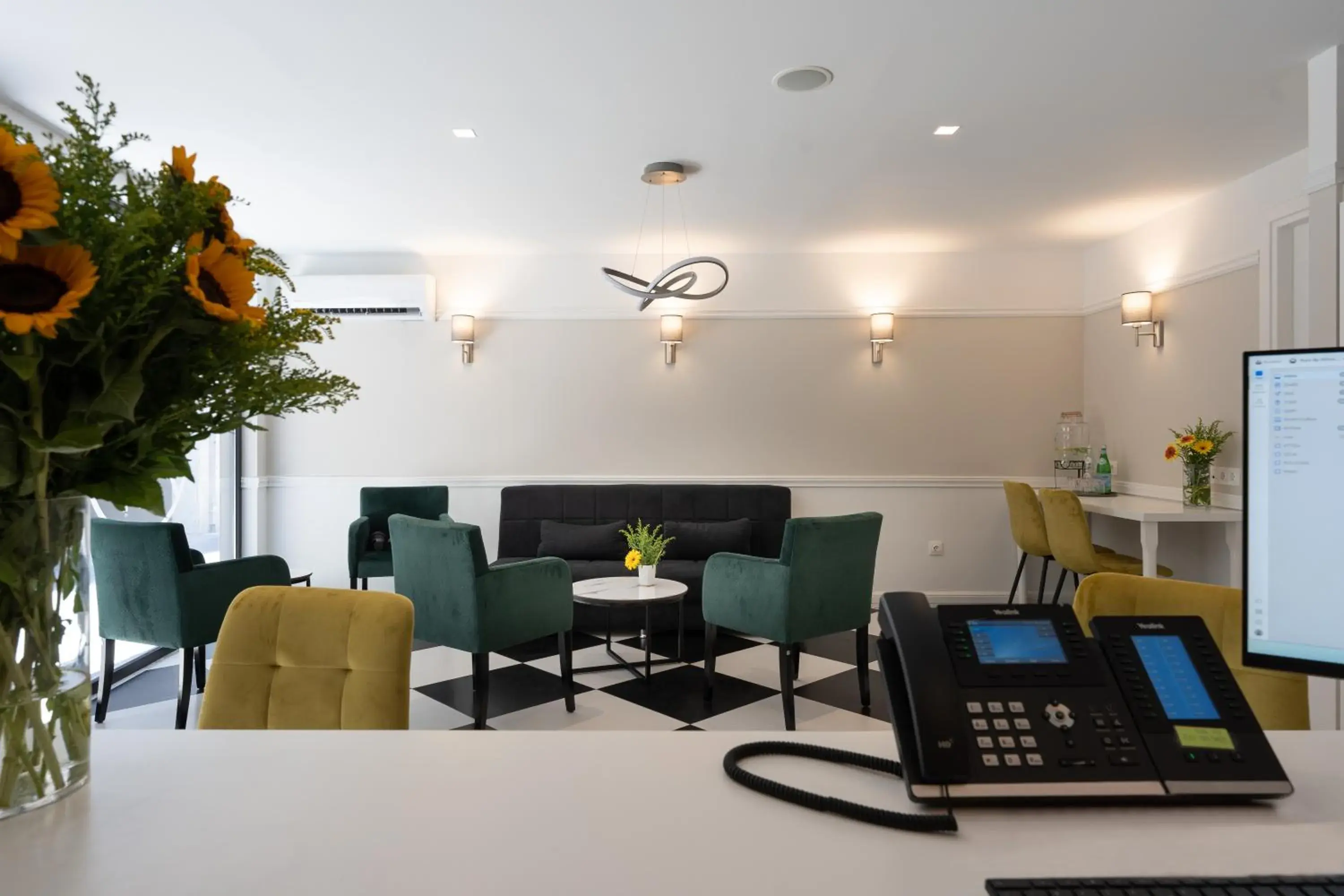 Lobby or reception in Pure Hotel by Athens Prime Hotels Lobby or reception in Pure Hotel by Athens Prime Hotels