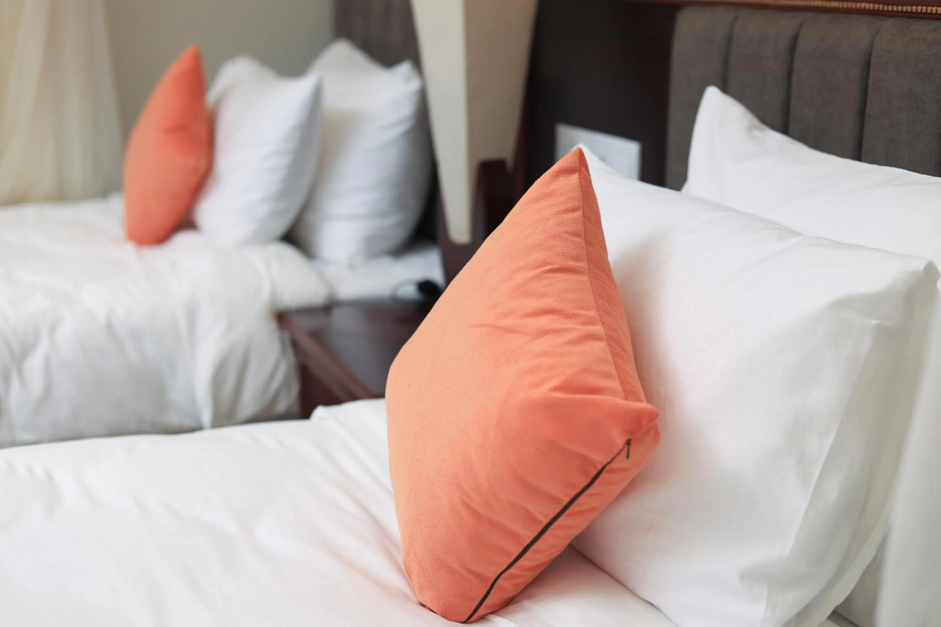 Bed in Royal Suites Hotel-Kampala