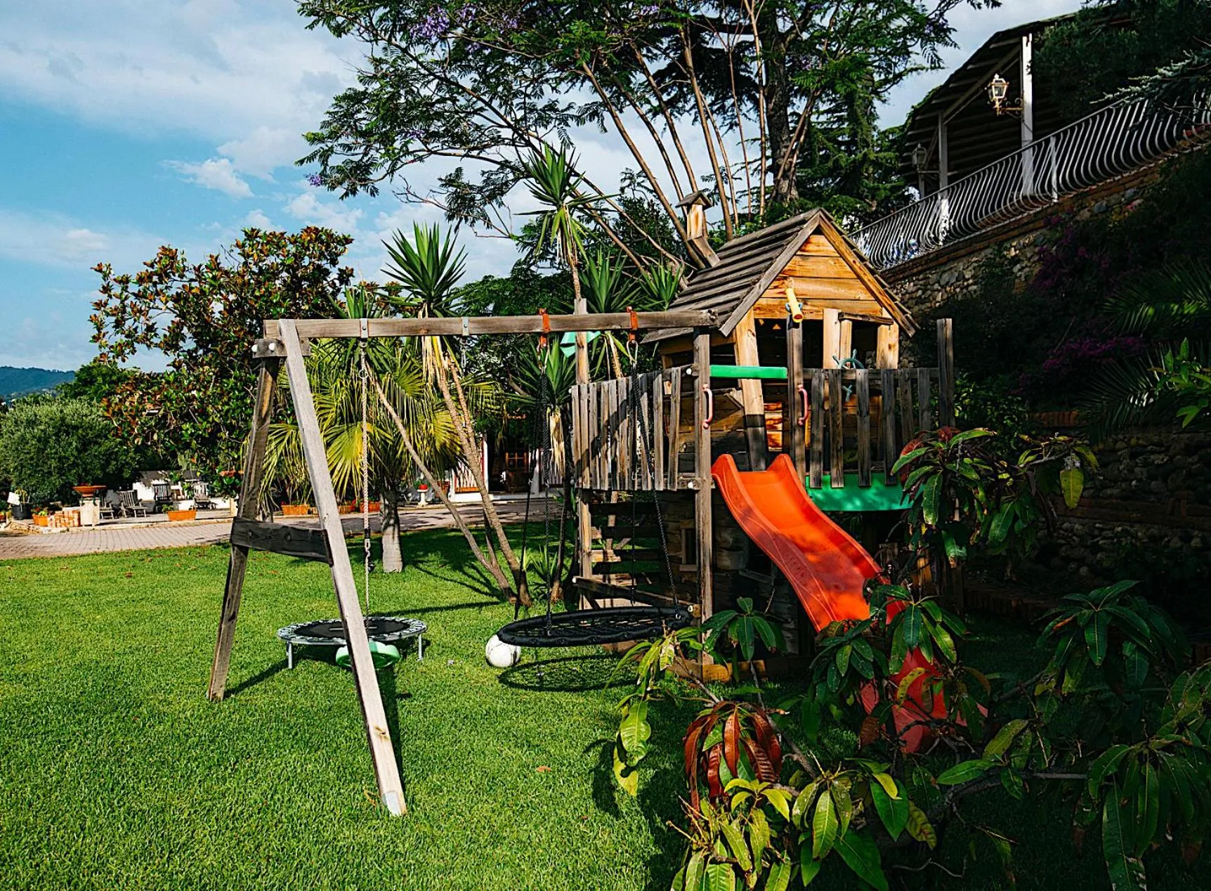 Children play ground in Villa Scilla e Cariddi