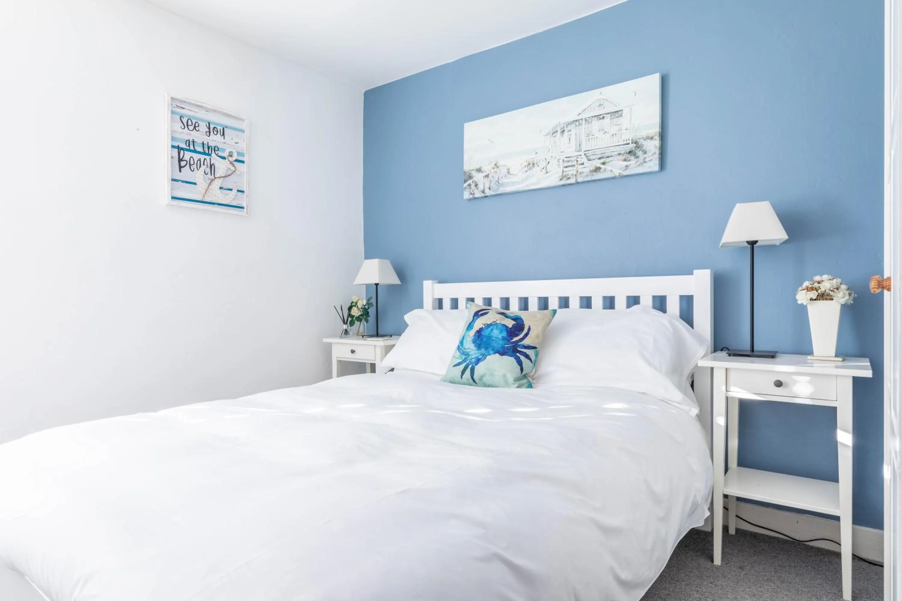 Bedroom, Bed in Sprite Cottage, in the heart of Whitstable