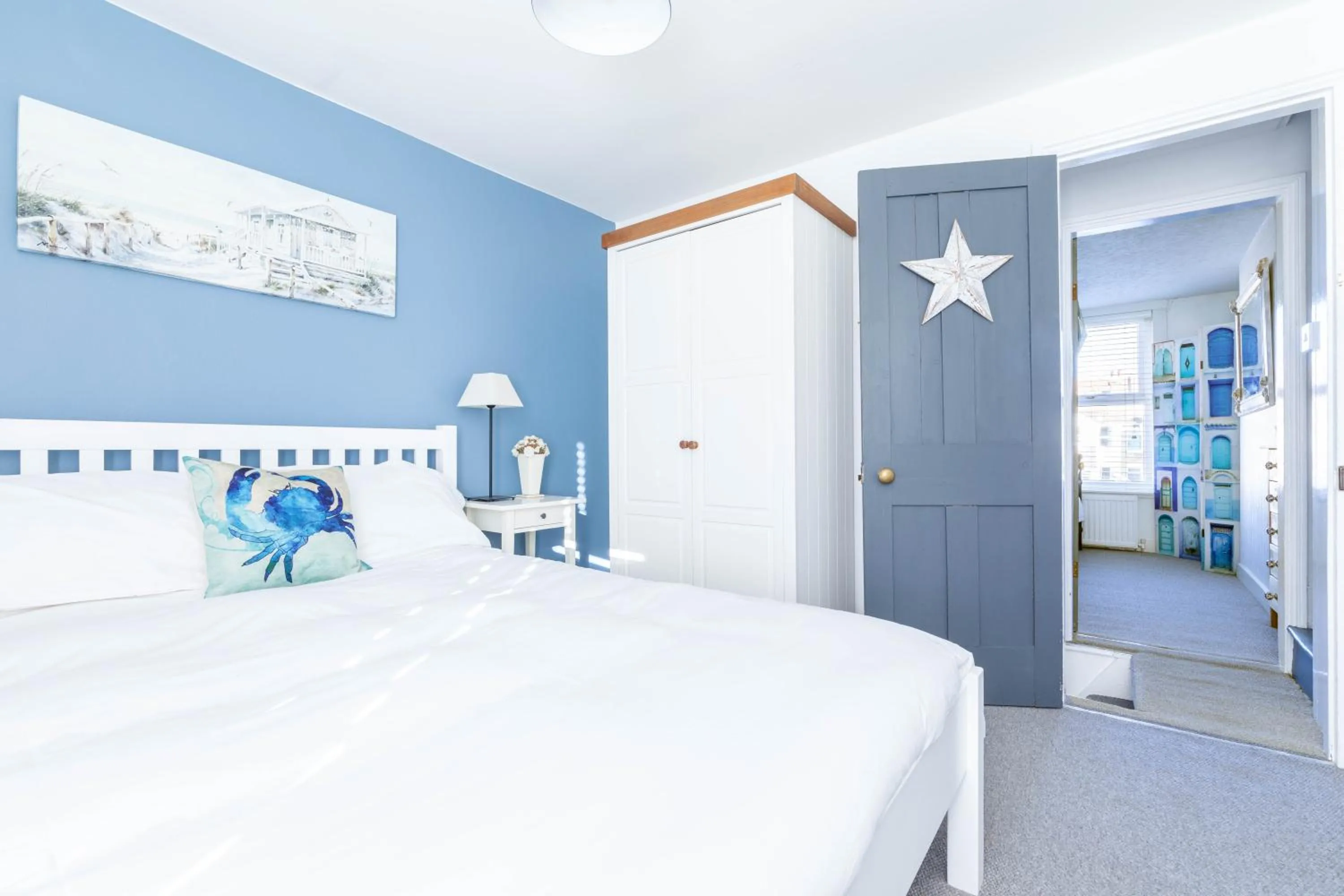 Bedroom, Bed in Sprite Cottage, in the heart of Whitstable