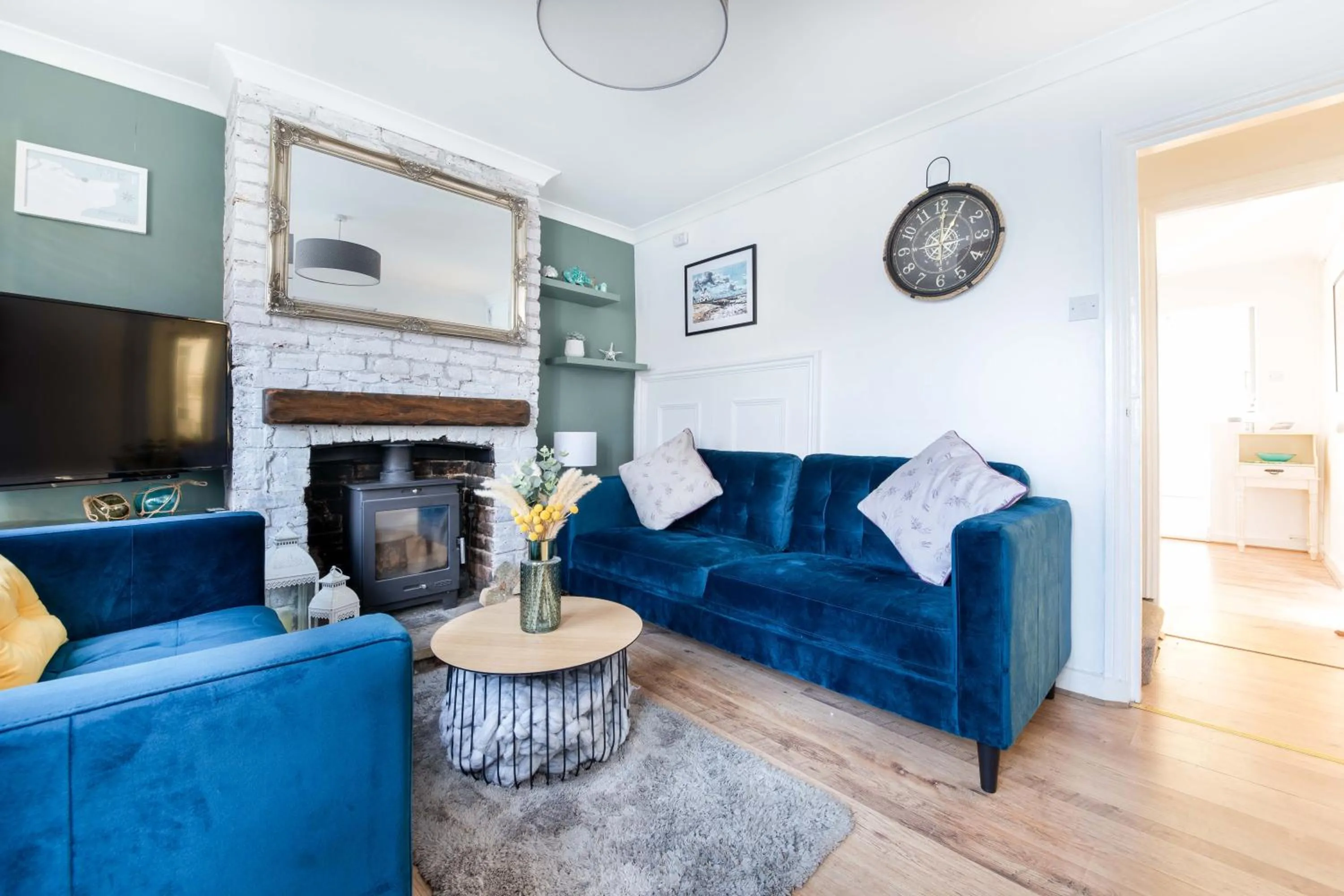 Living room in Sprite Cottage, in the heart of Whitstable