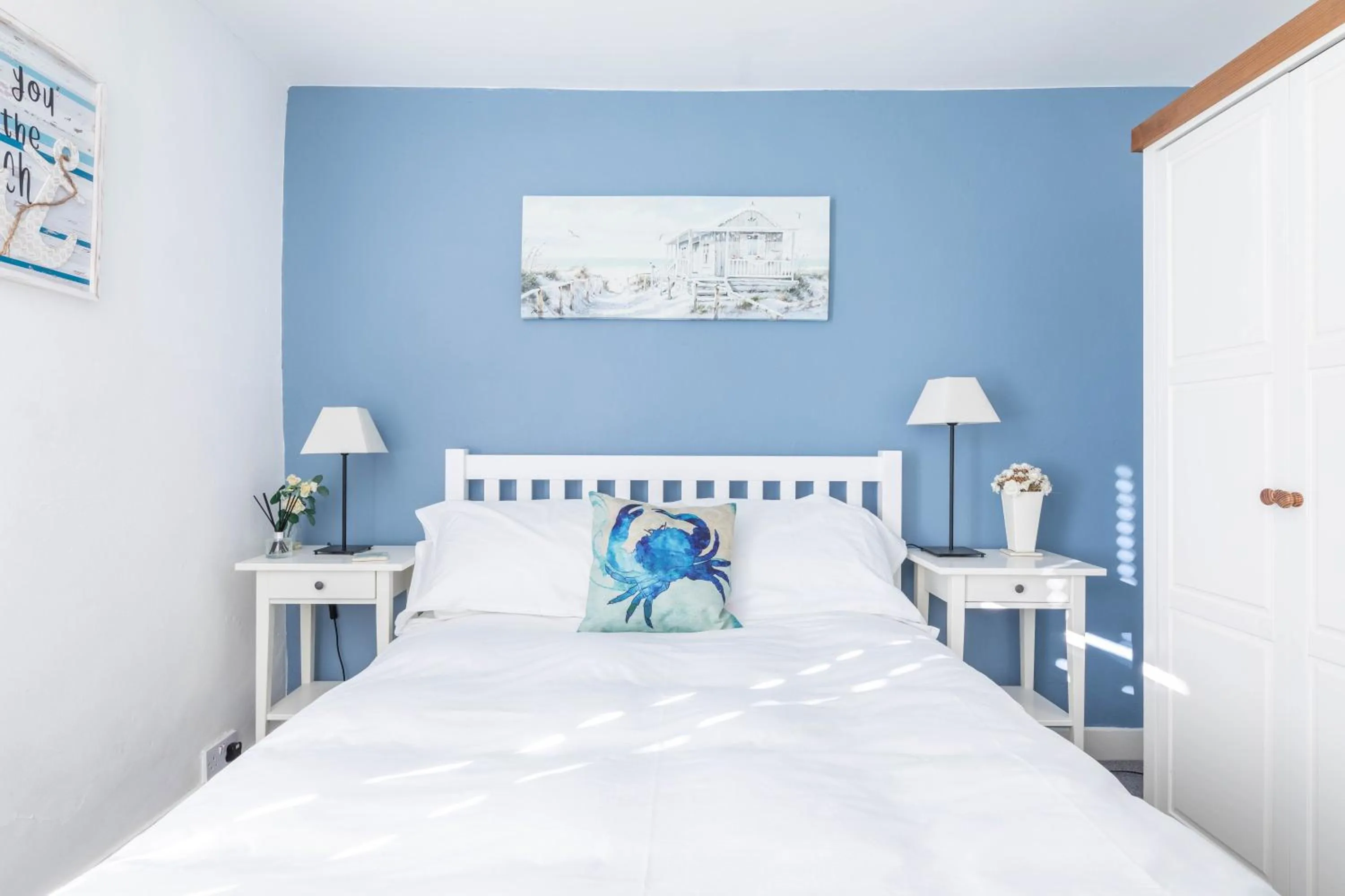Bedroom, Bed in Sprite Cottage, in the heart of Whitstable