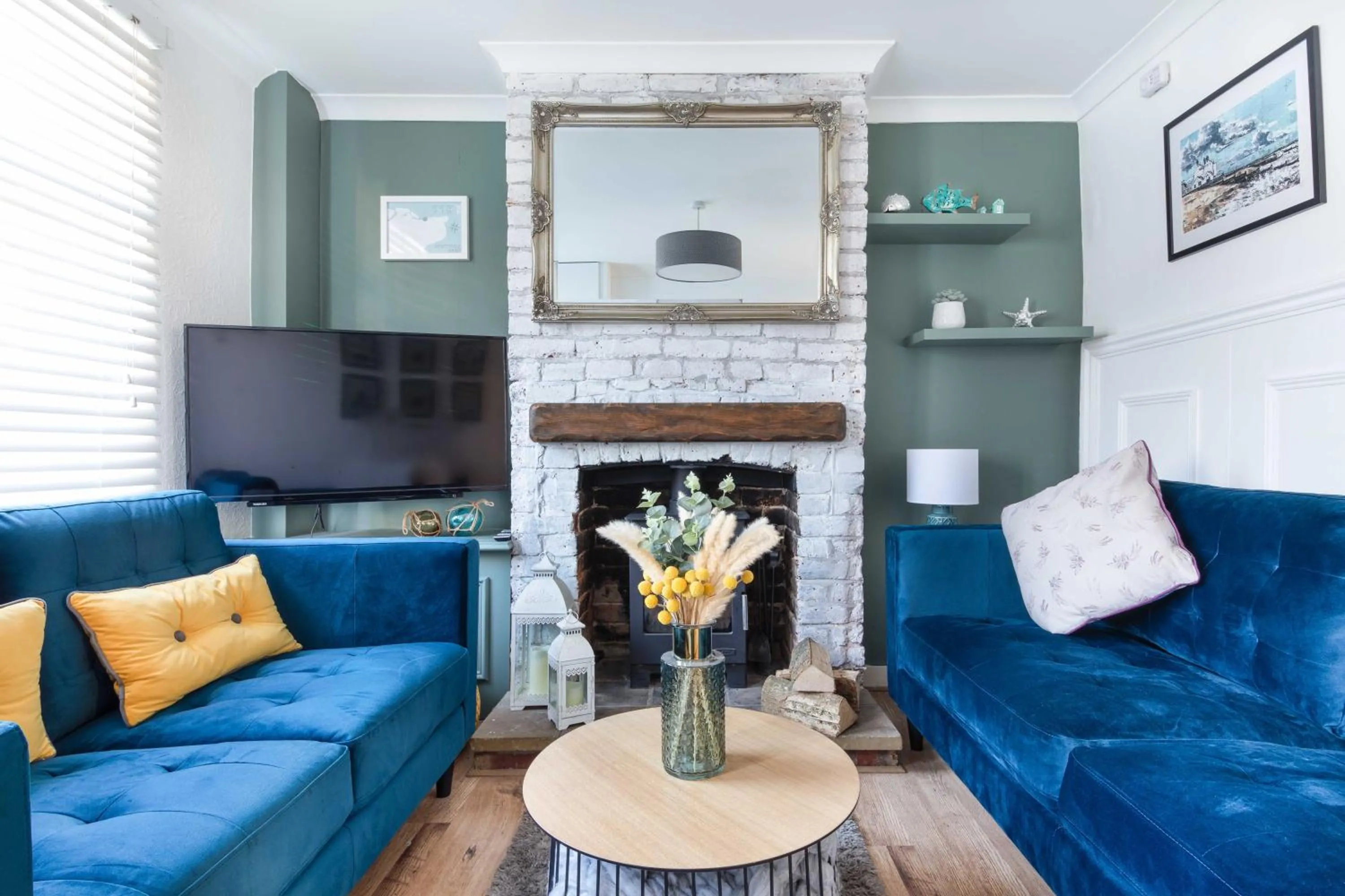 Living room in Sprite Cottage, in the heart of Whitstable