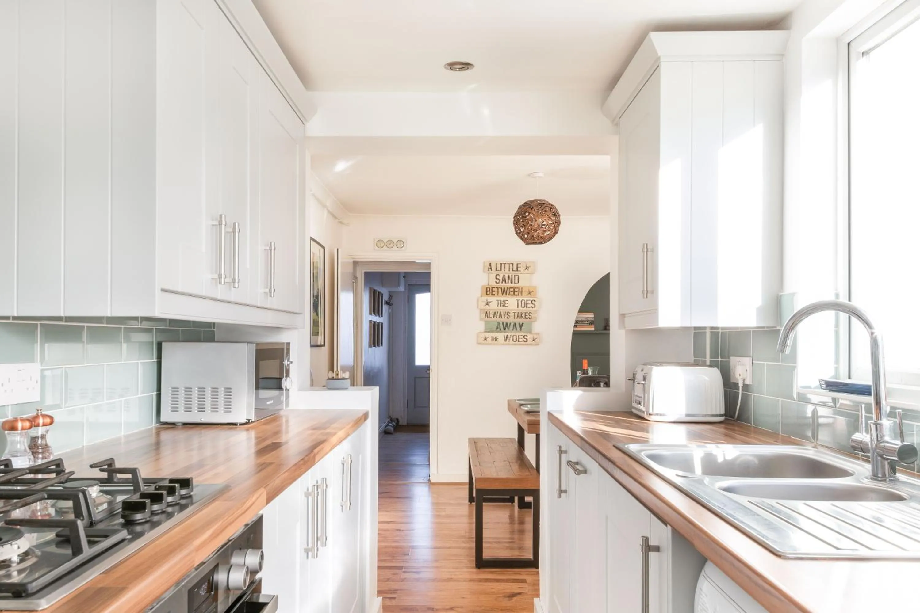 Kitchen or kitchenette in Sprite Cottage, in the heart of Whitstable