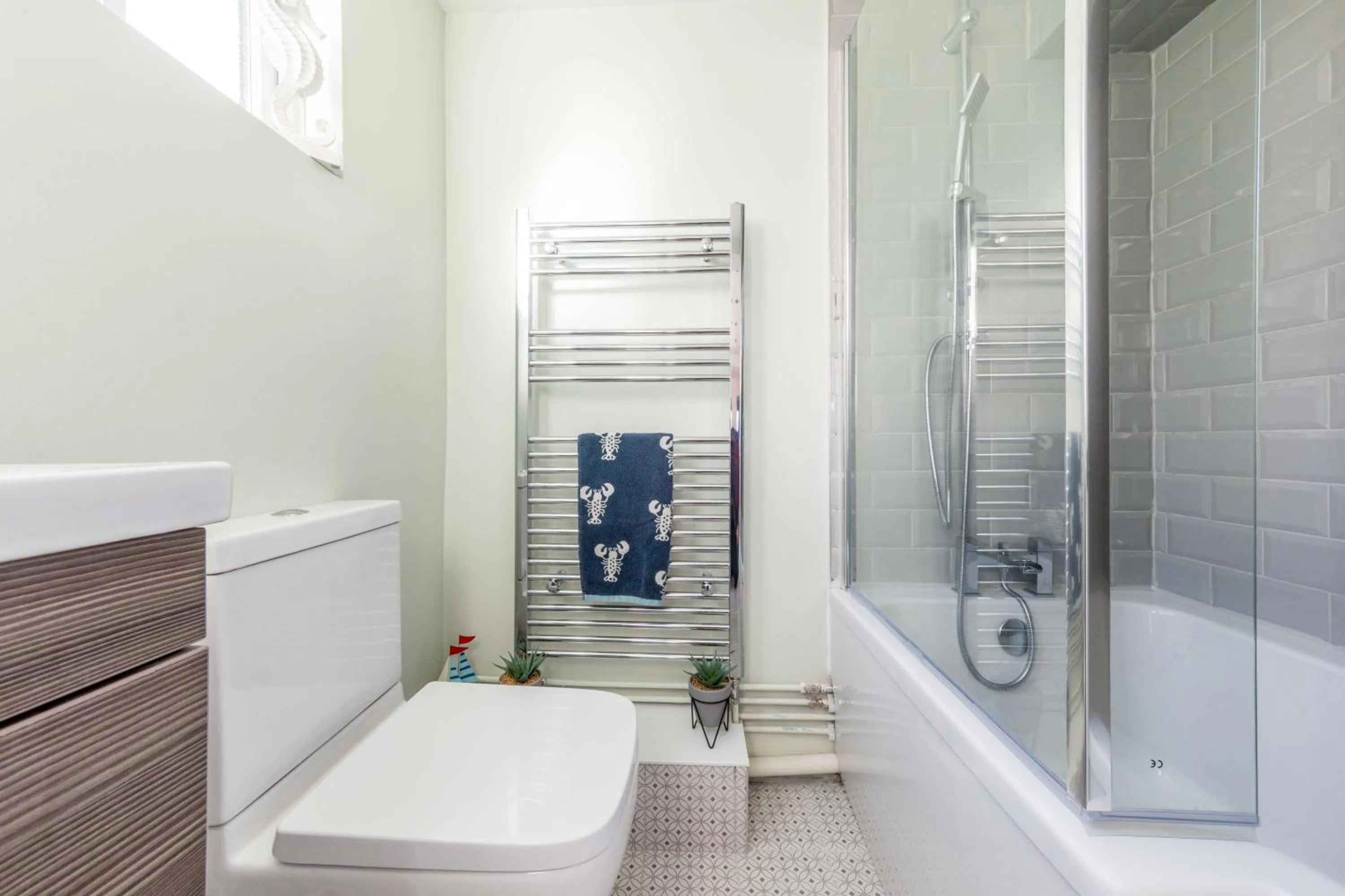 Bathroom in Sprite Cottage, in the heart of Whitstable