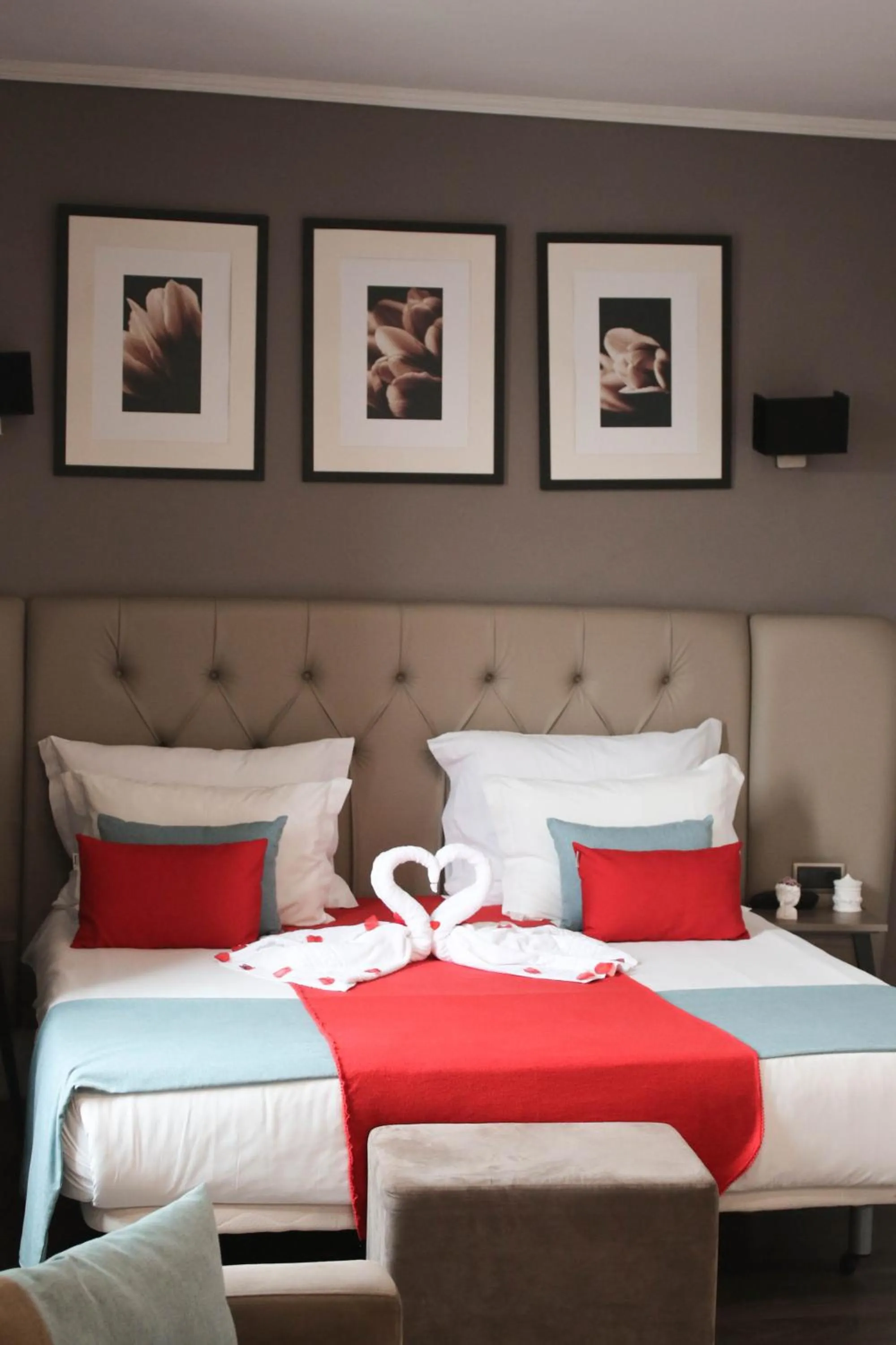 Bed in Hotel Bienestar Termas De Vizela