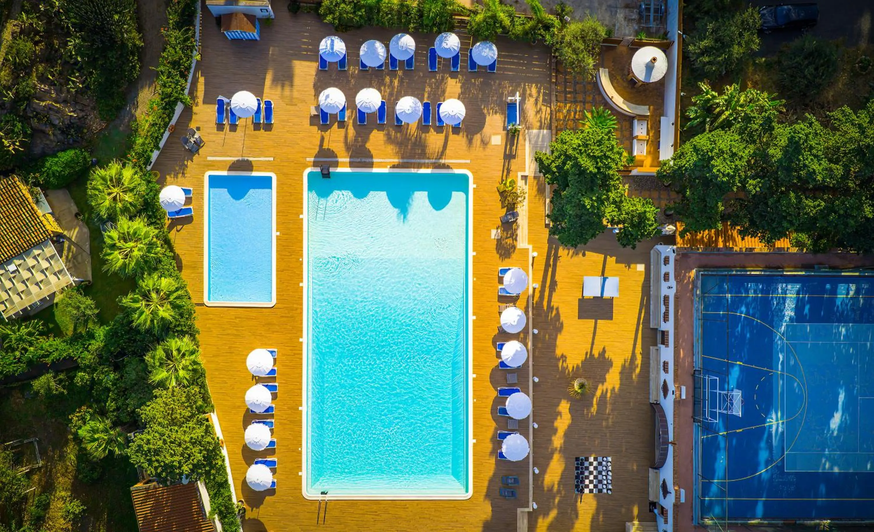 Bird's eye view in Hotel Kalura
