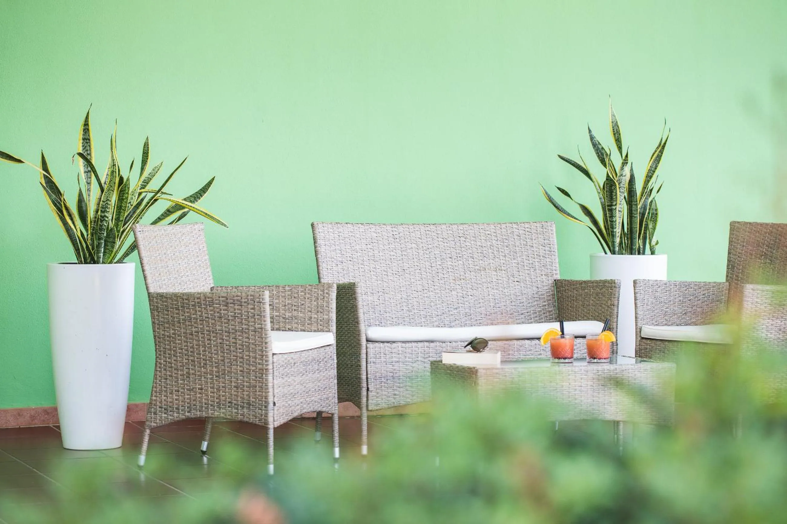Patio in Lu' Hotel Porto Pino
