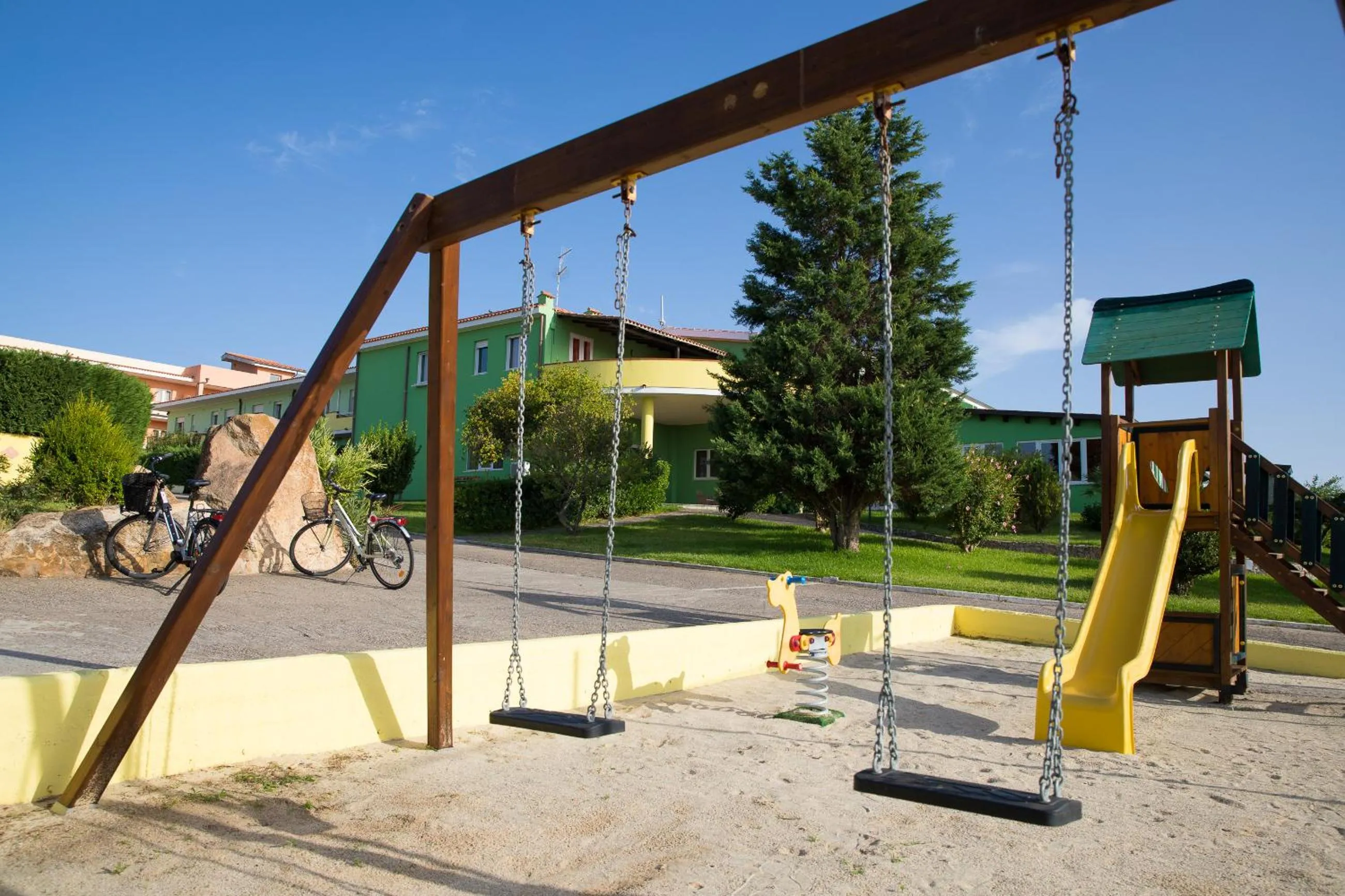 Children play ground in Lu' Hotel Porto Pino