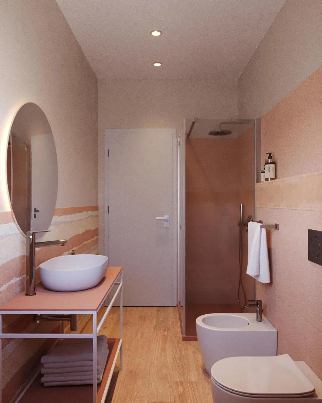 Bathroom in Lu' Hotel Porto Pino