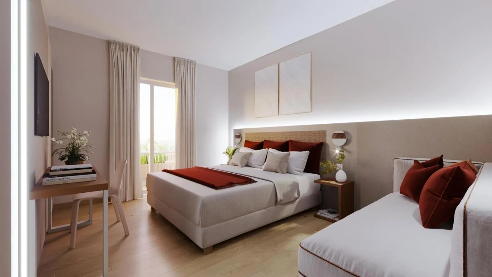 Bed in Lu' Hotel Porto Pino