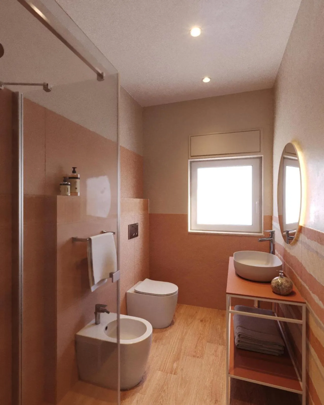 Bathroom in Lu' Hotel Porto Pino