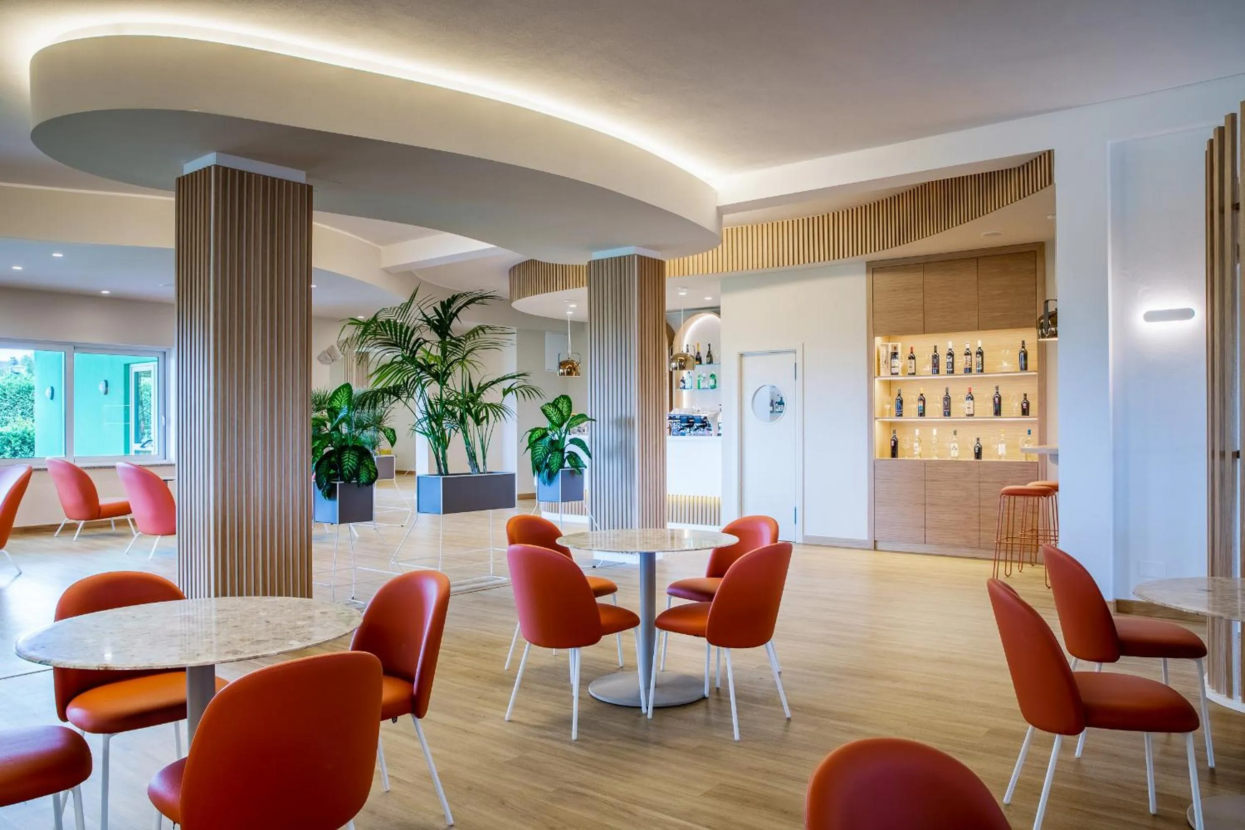 Lounge or bar in Lu' Hotel Porto Pino