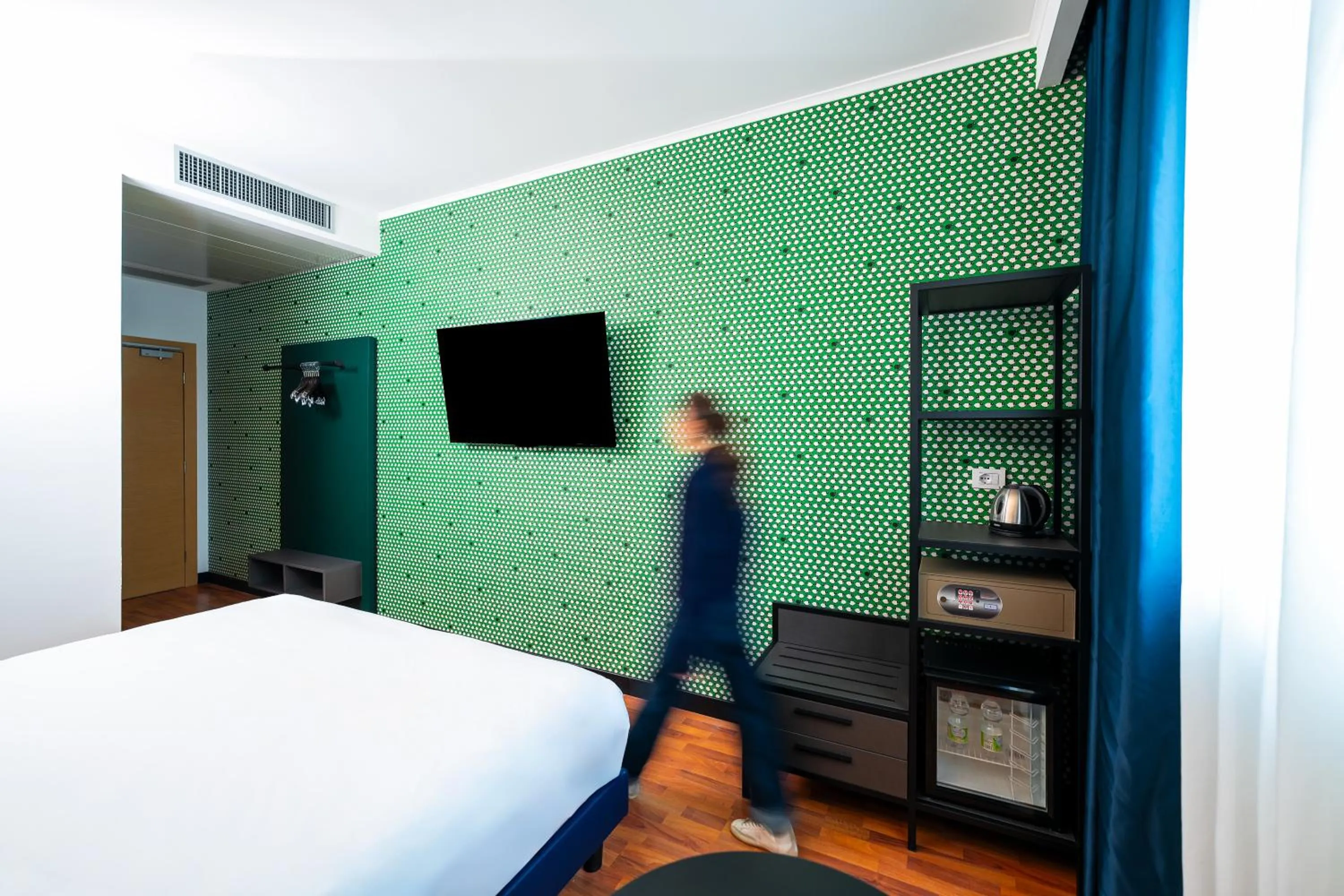 Bed in Mitico Hotel & Natural Spa