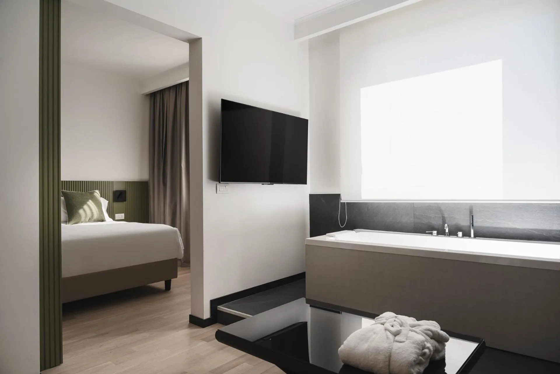 Photo of the whole room, Bed in Mitico Hotel & Natural Spa