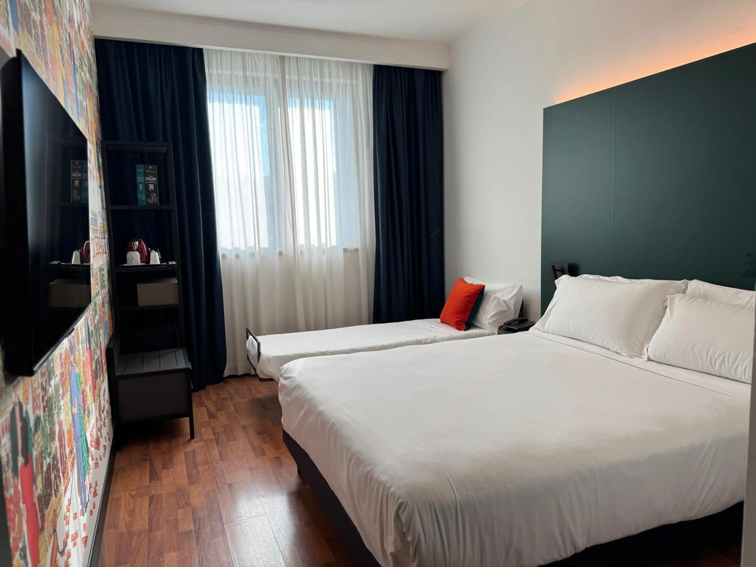 Bed in Mitico Hotel & Natural Spa