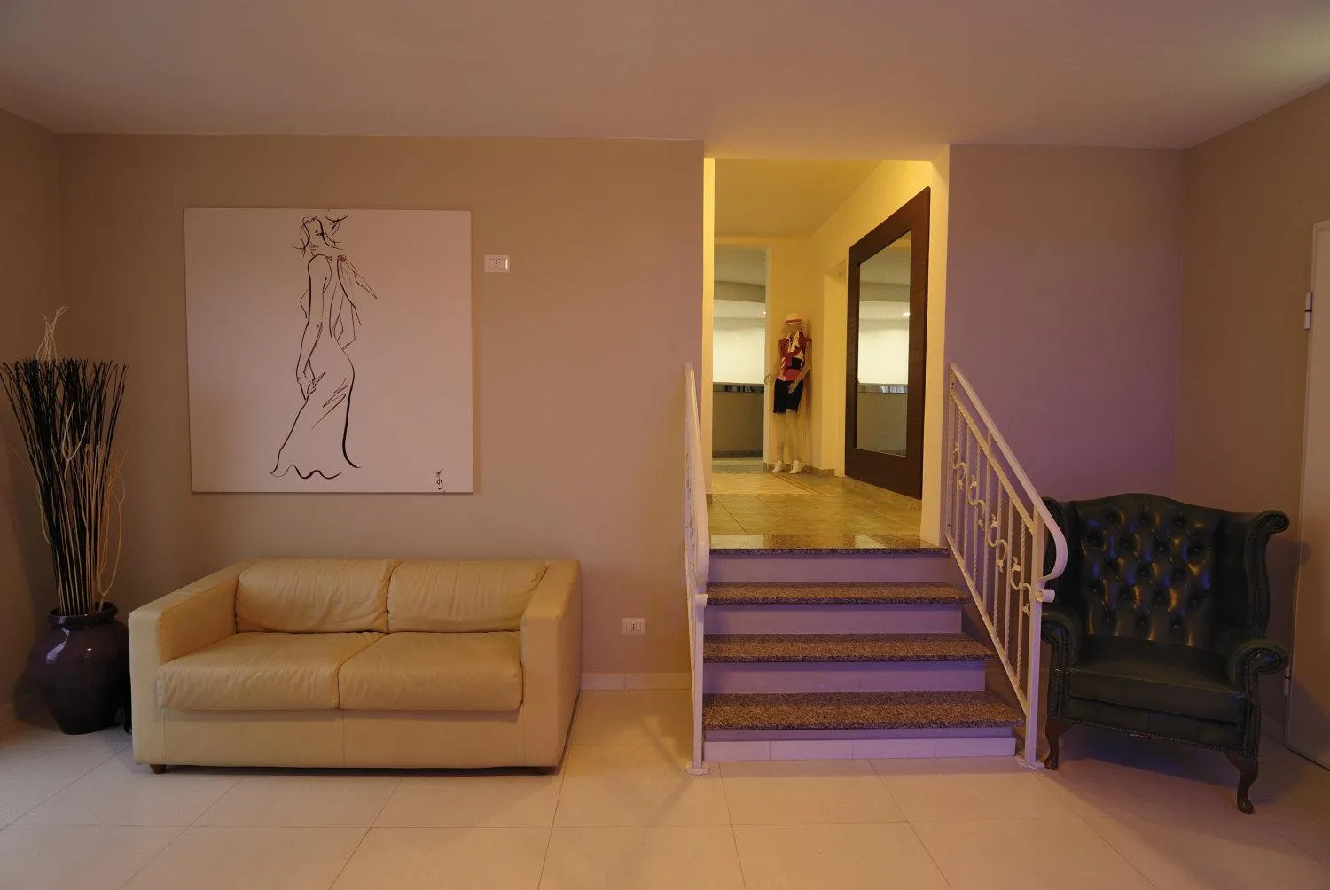 Decorative detail in Hotel Ambrosio La Corte