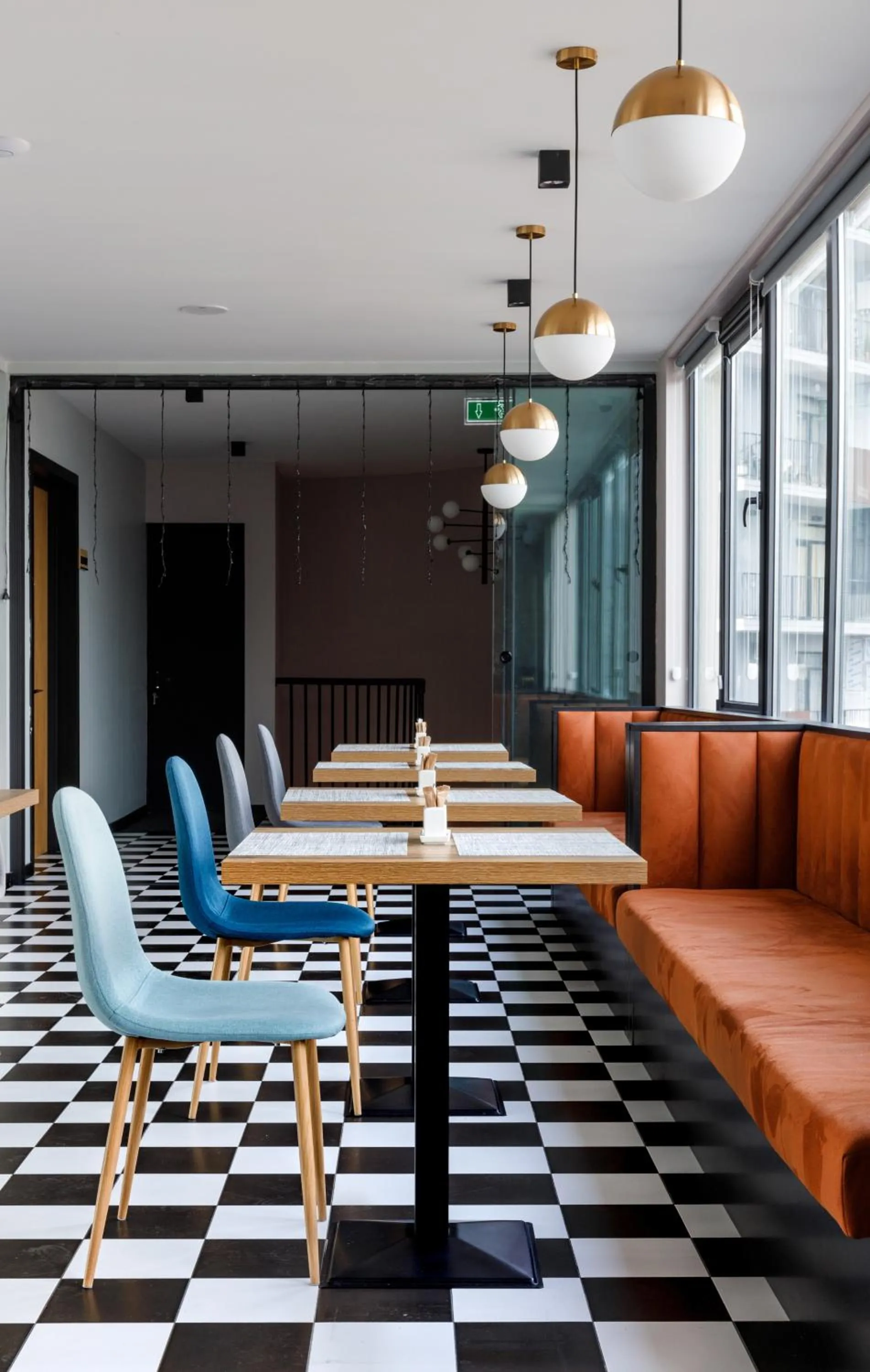 Seating area in Address Inn