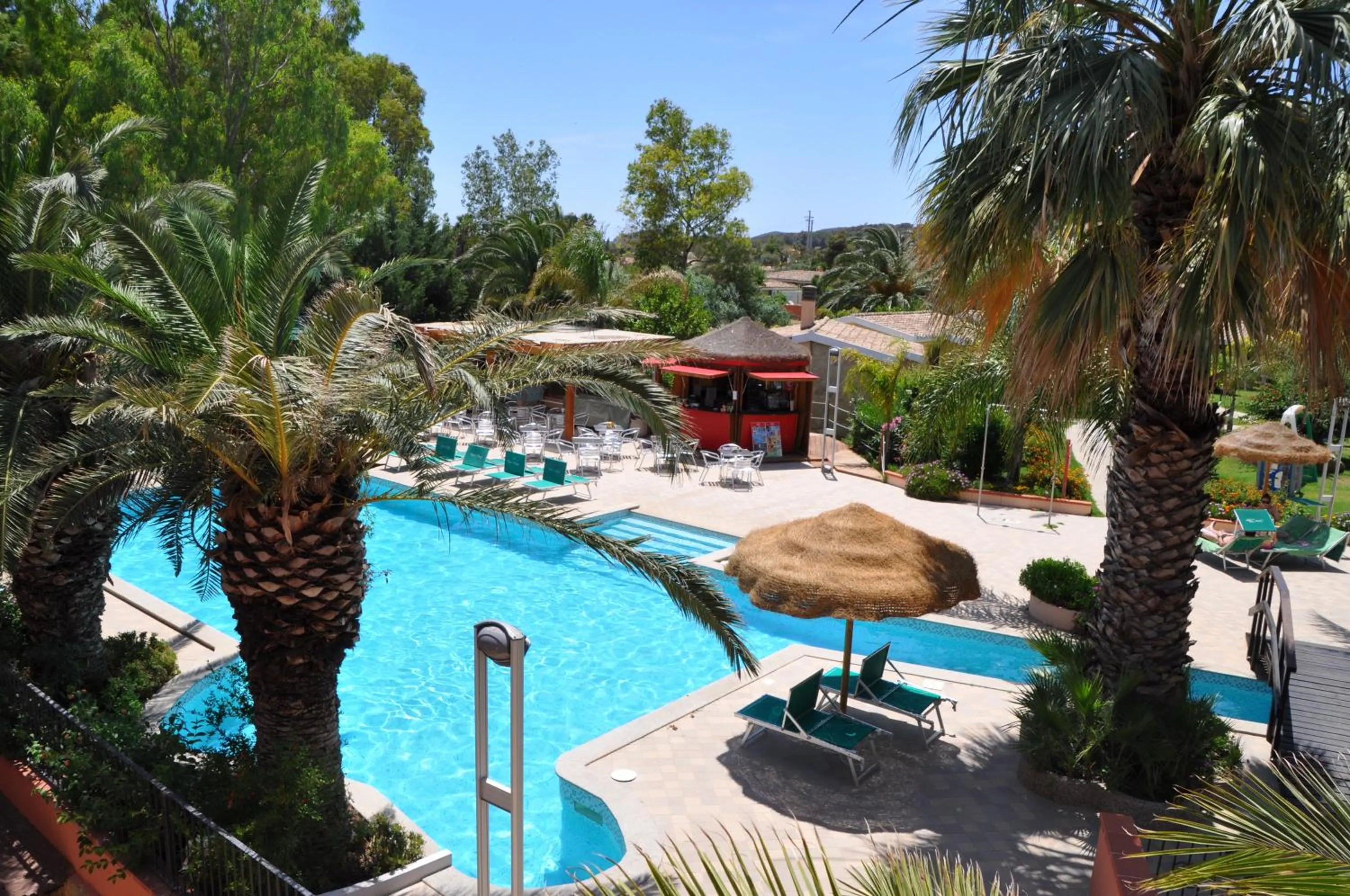 Pool view in Green Village Resort