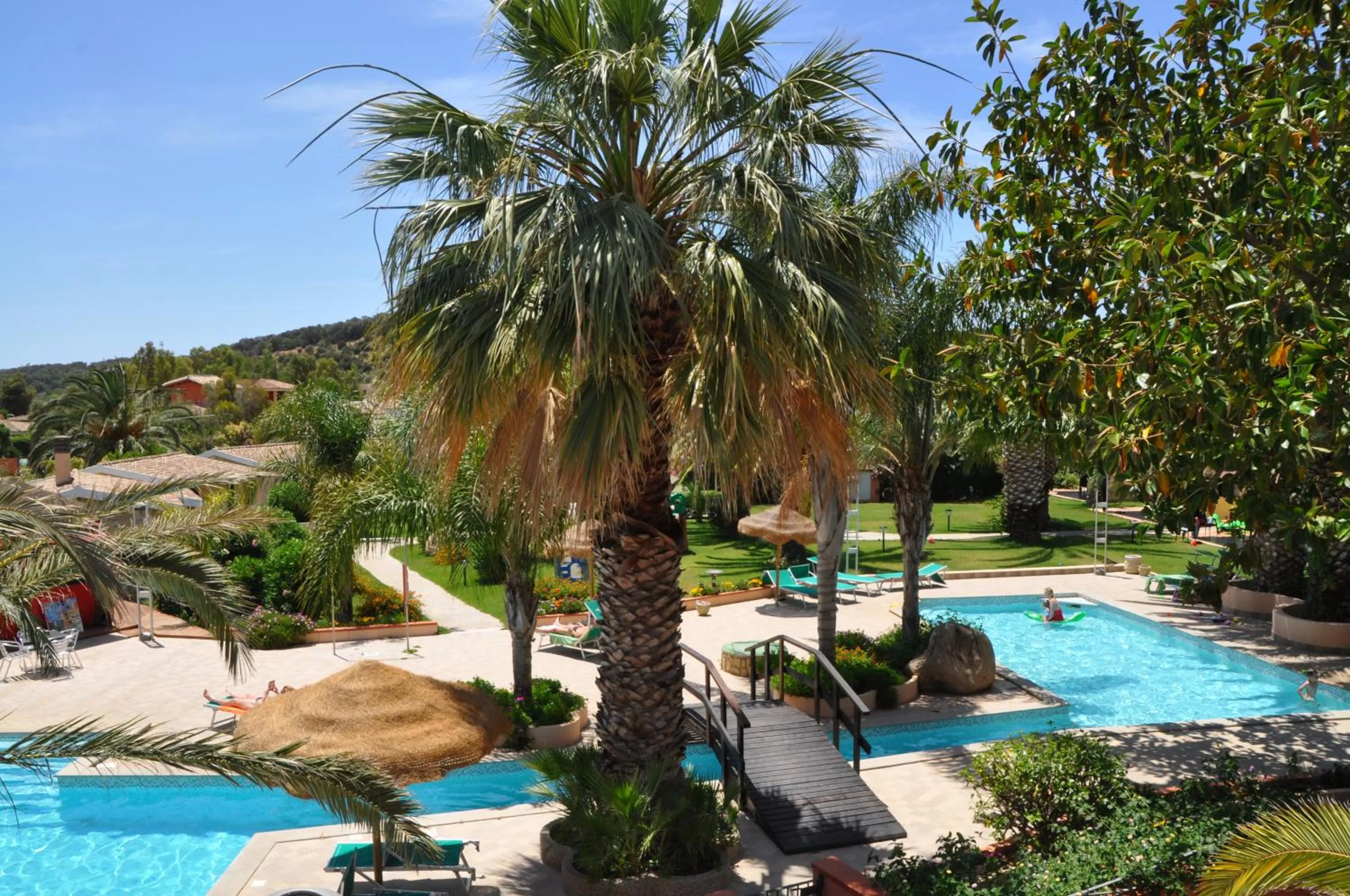 Pool view in Green Village Resort