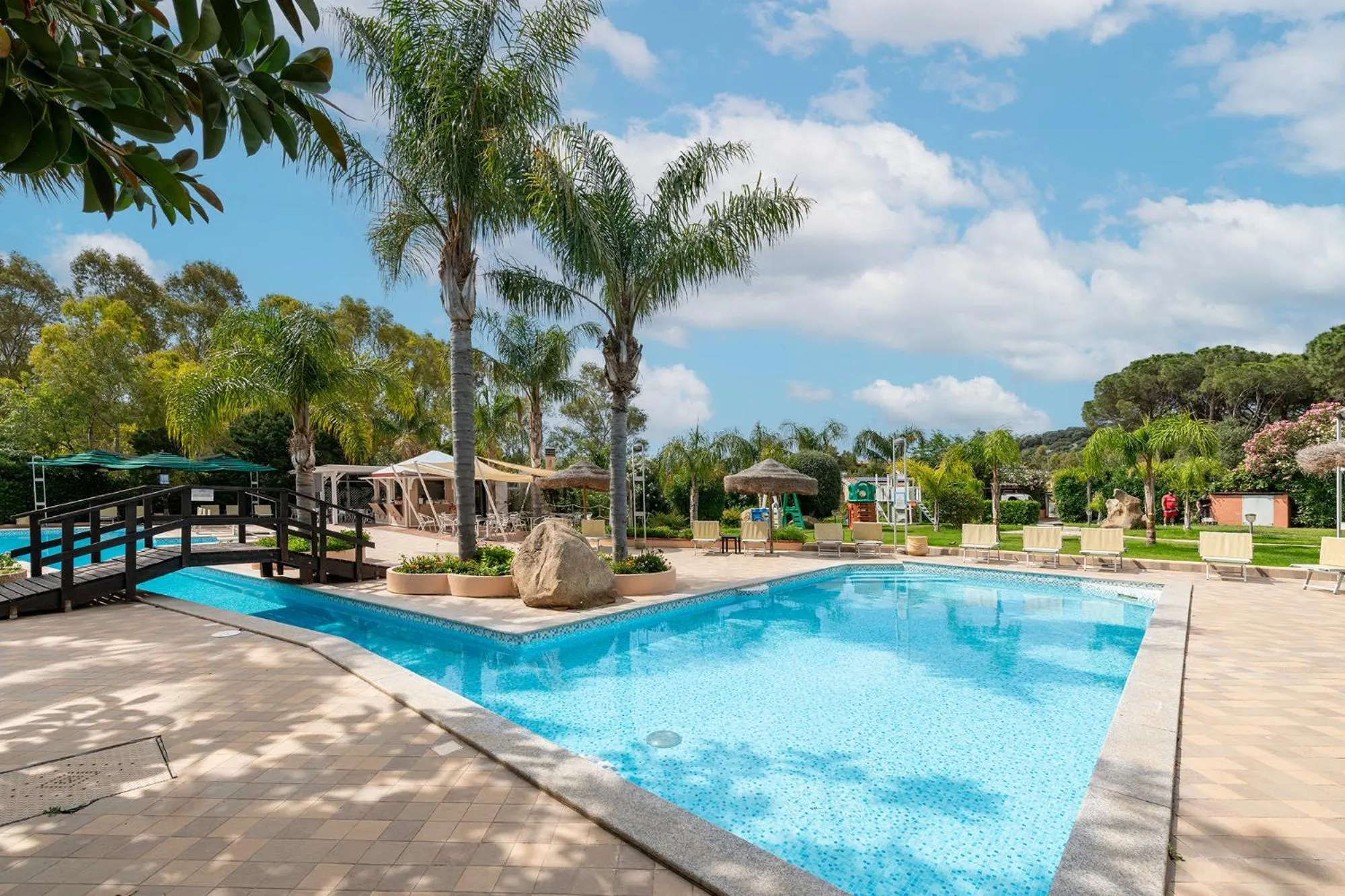 Pool view in Green Village Resort