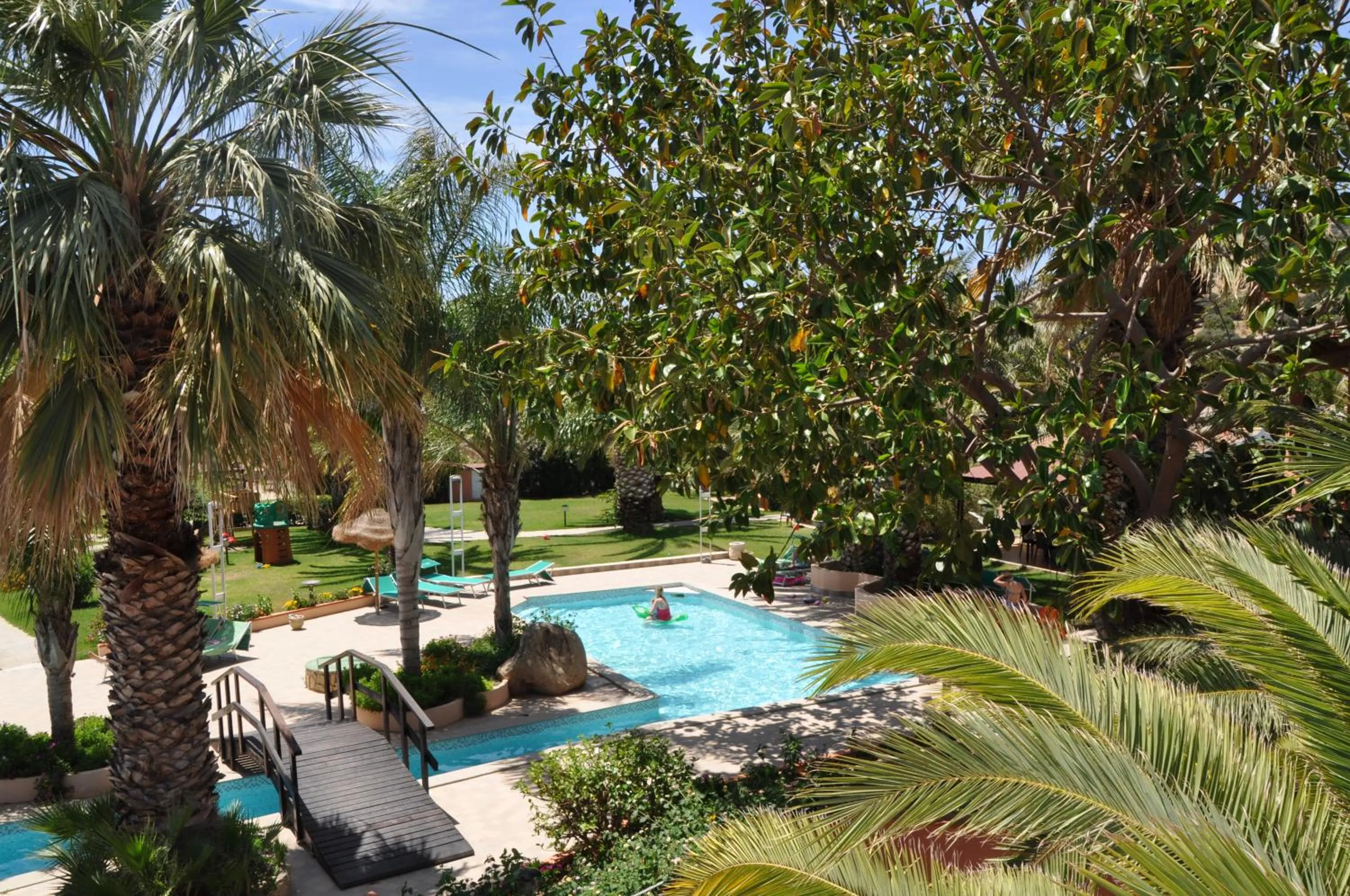 Pool view in Green Village Resort