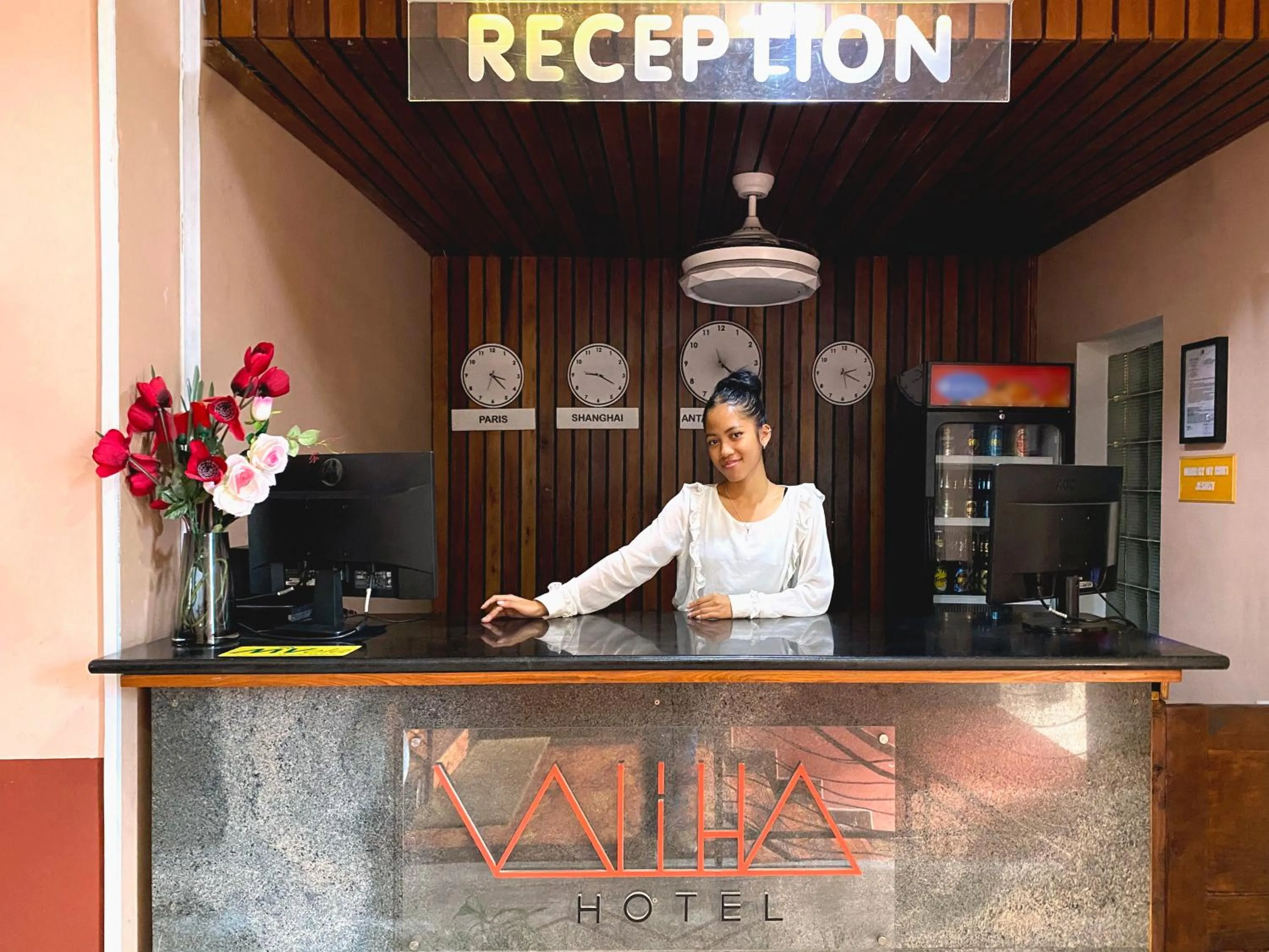 Staff in Valiha Hotel Antananarivo