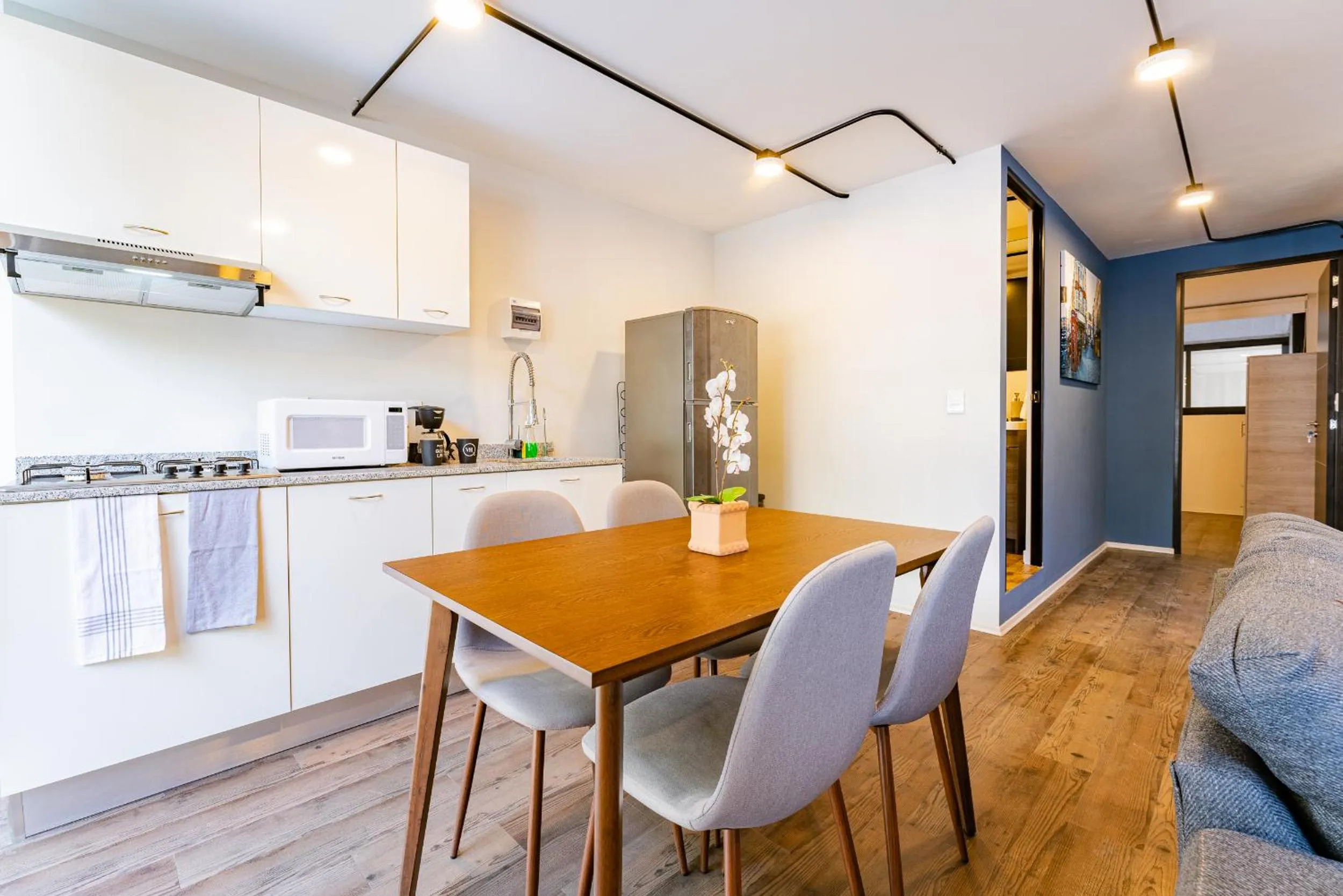 Kitchen or kitchenette in Condesa Lofts & Residence Hotel by VH