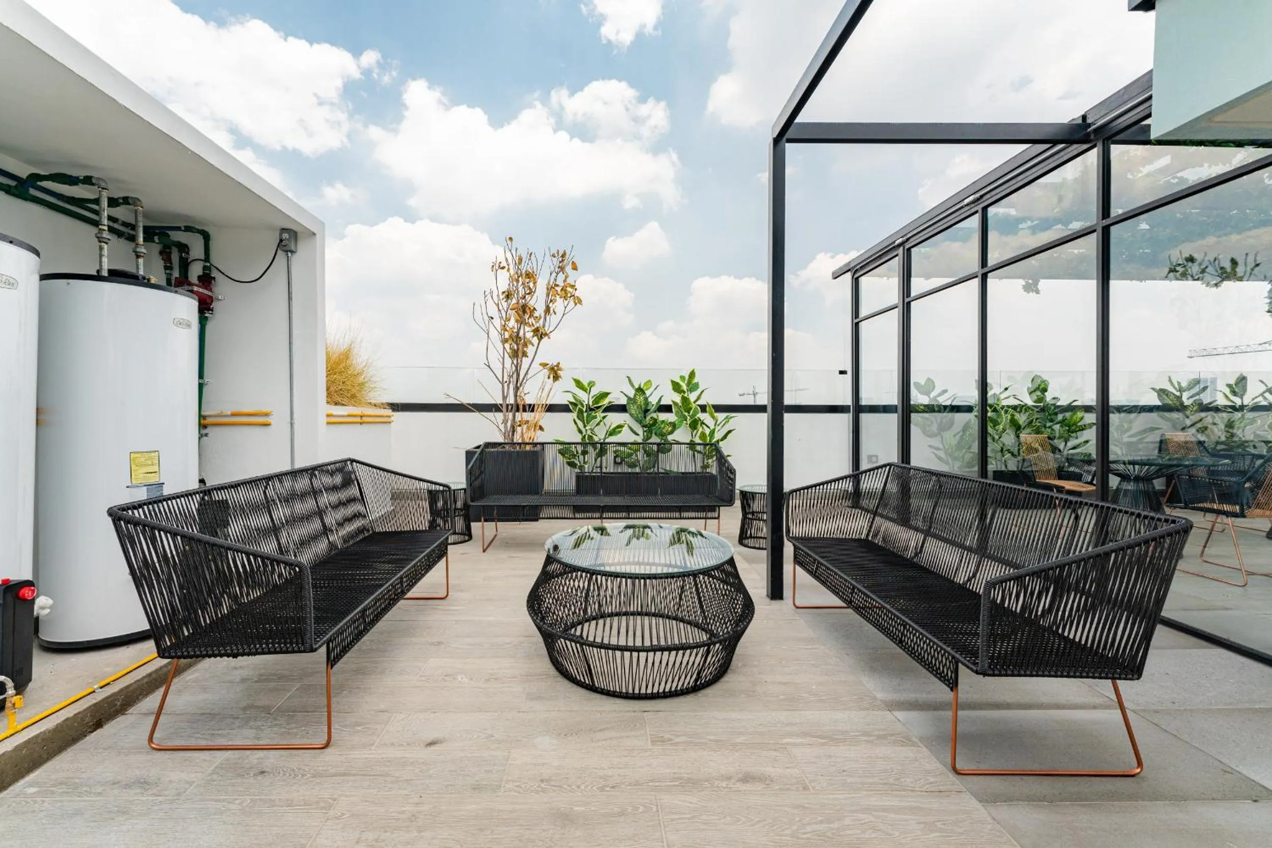 Balcony/Terrace in Condesa Lofts & Residence Hotel by VH