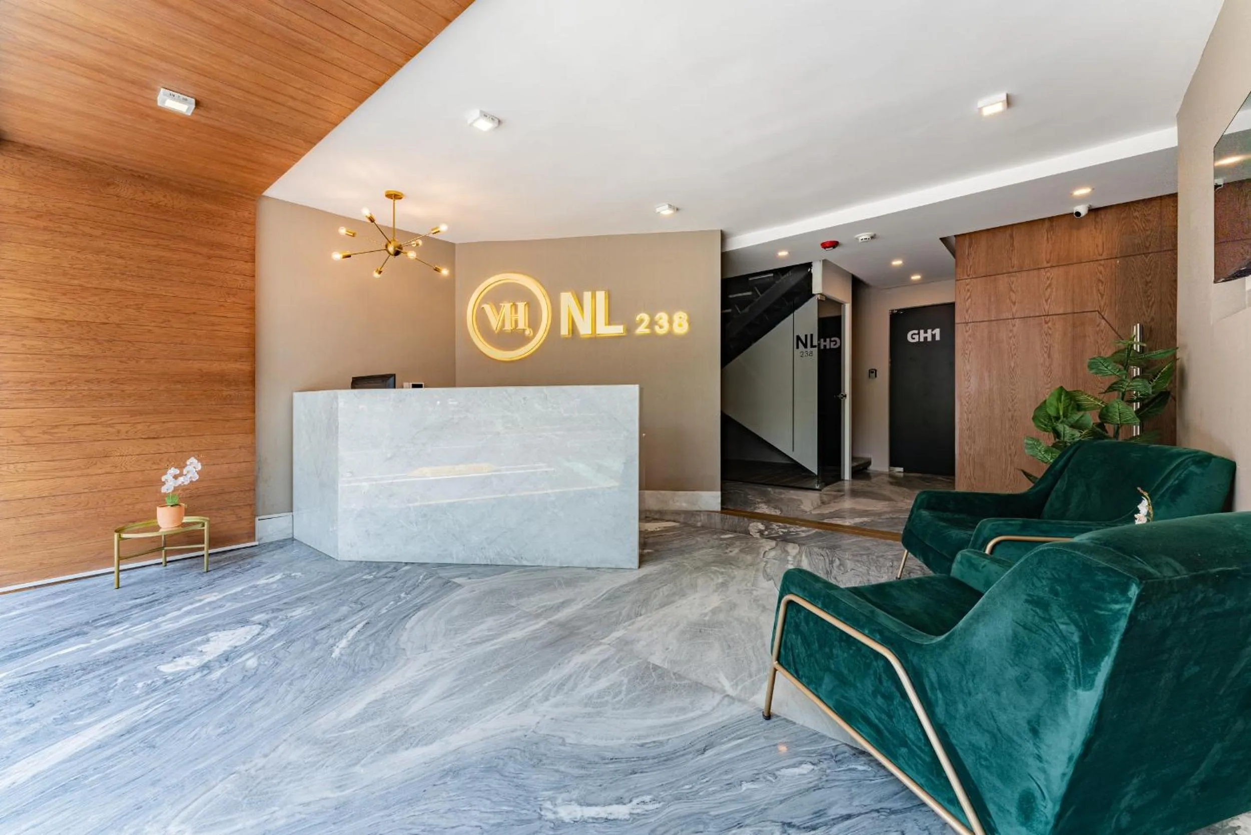 Lobby or reception in Condesa Lofts & Residence Hotel by VH
